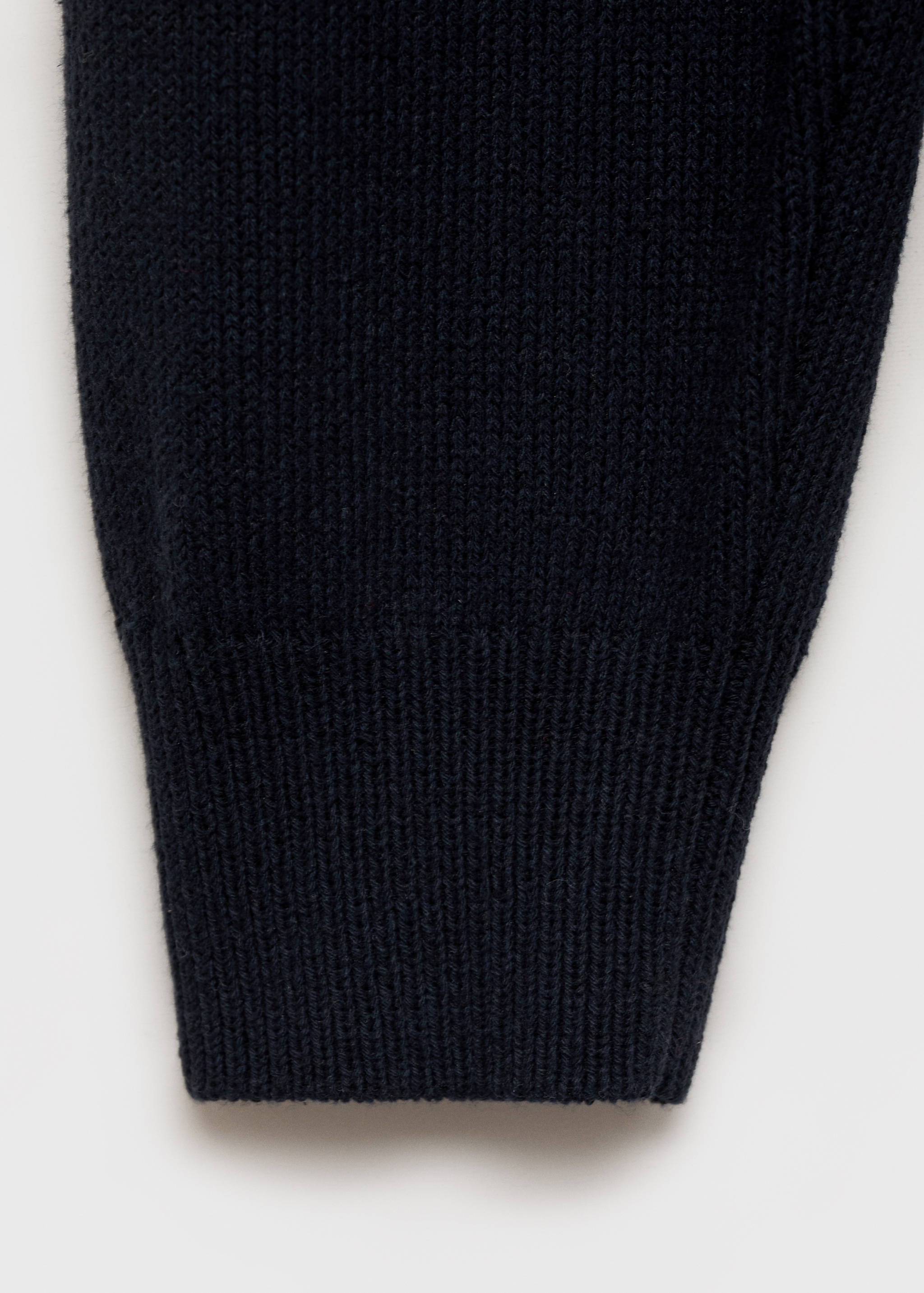 Knitted cotton cardigan with buttons - Details of the article 0