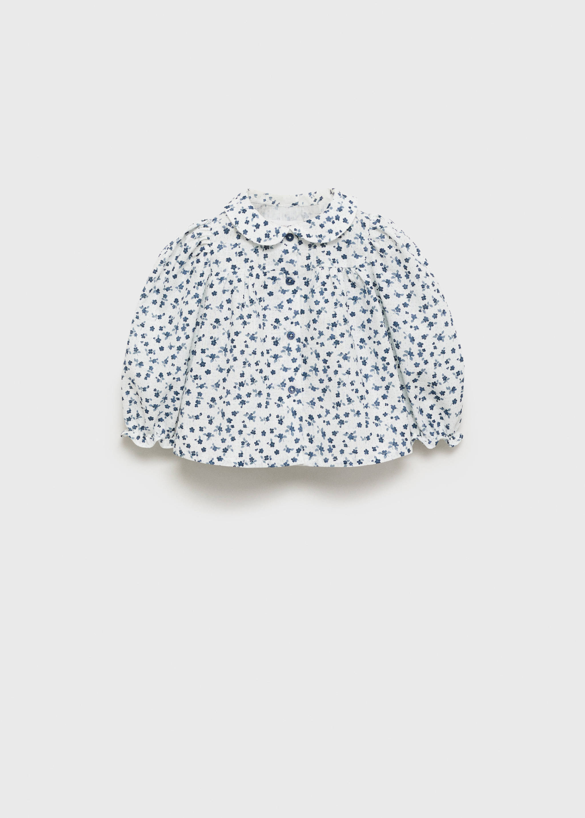Katoenen blouse met bloemetjesprint - Artikel zonder model