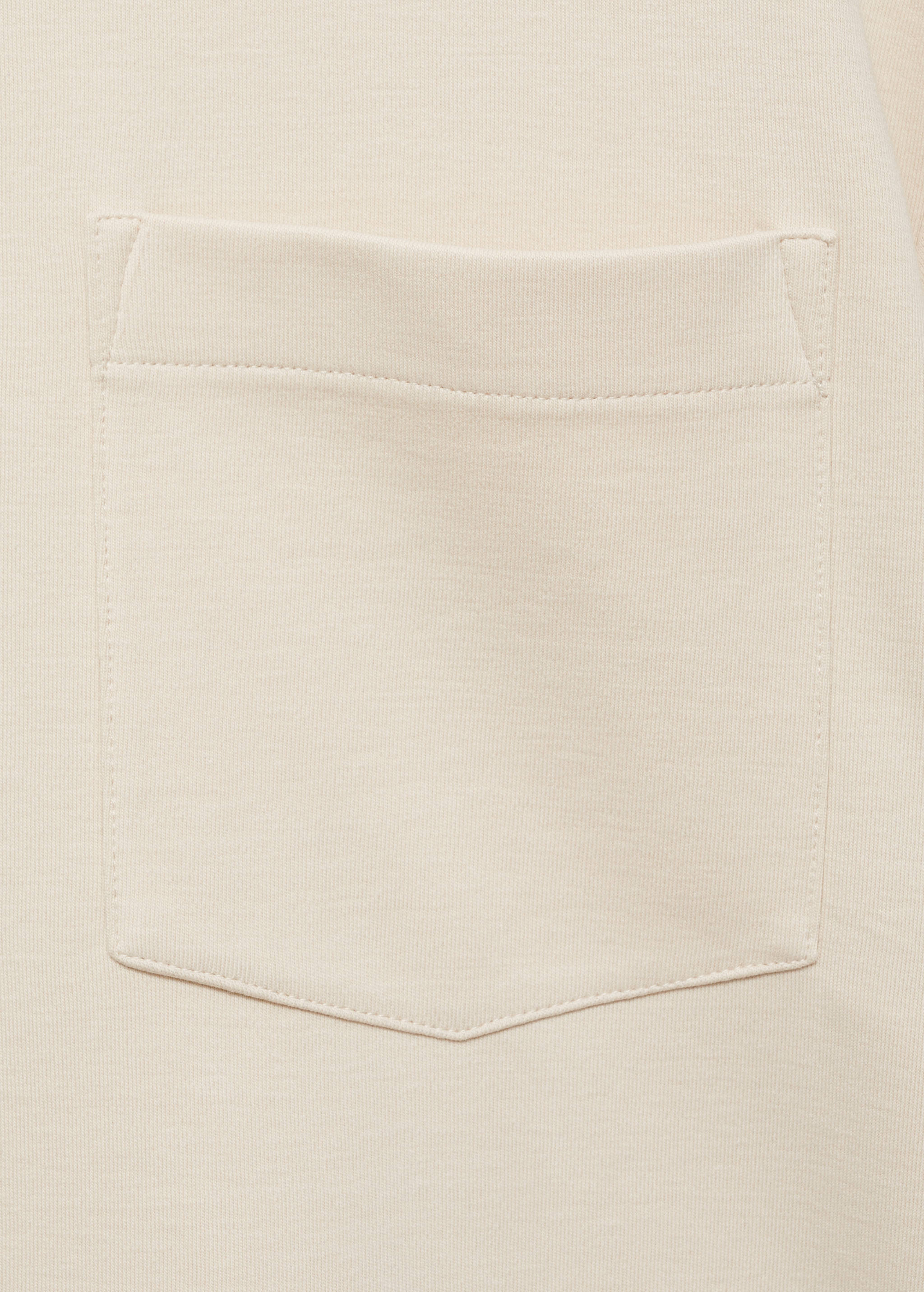 Oversize cotton pocket T-shirt - Details of the article 0