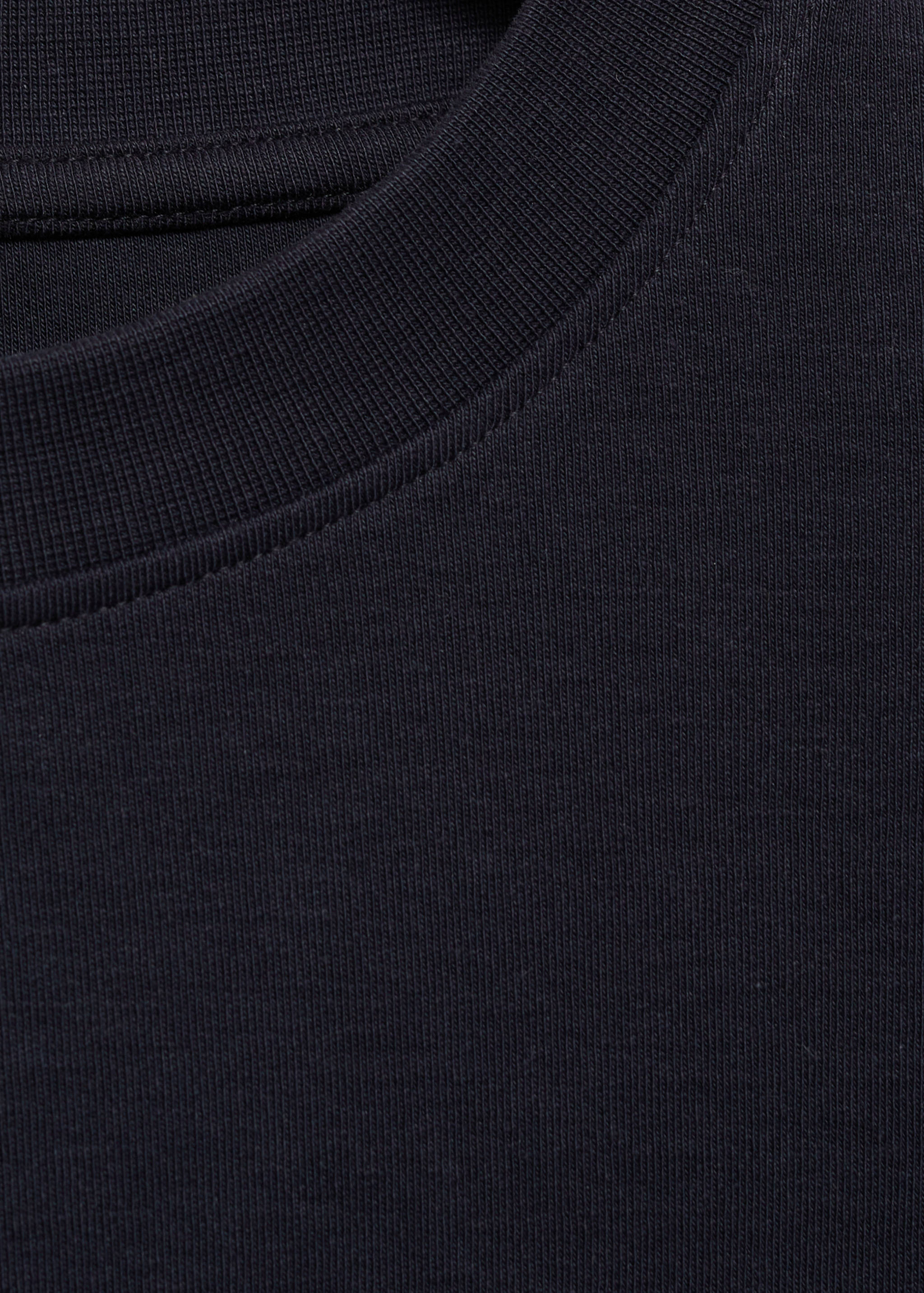 Oversize cotton pocket T-shirt - Details of the article 8