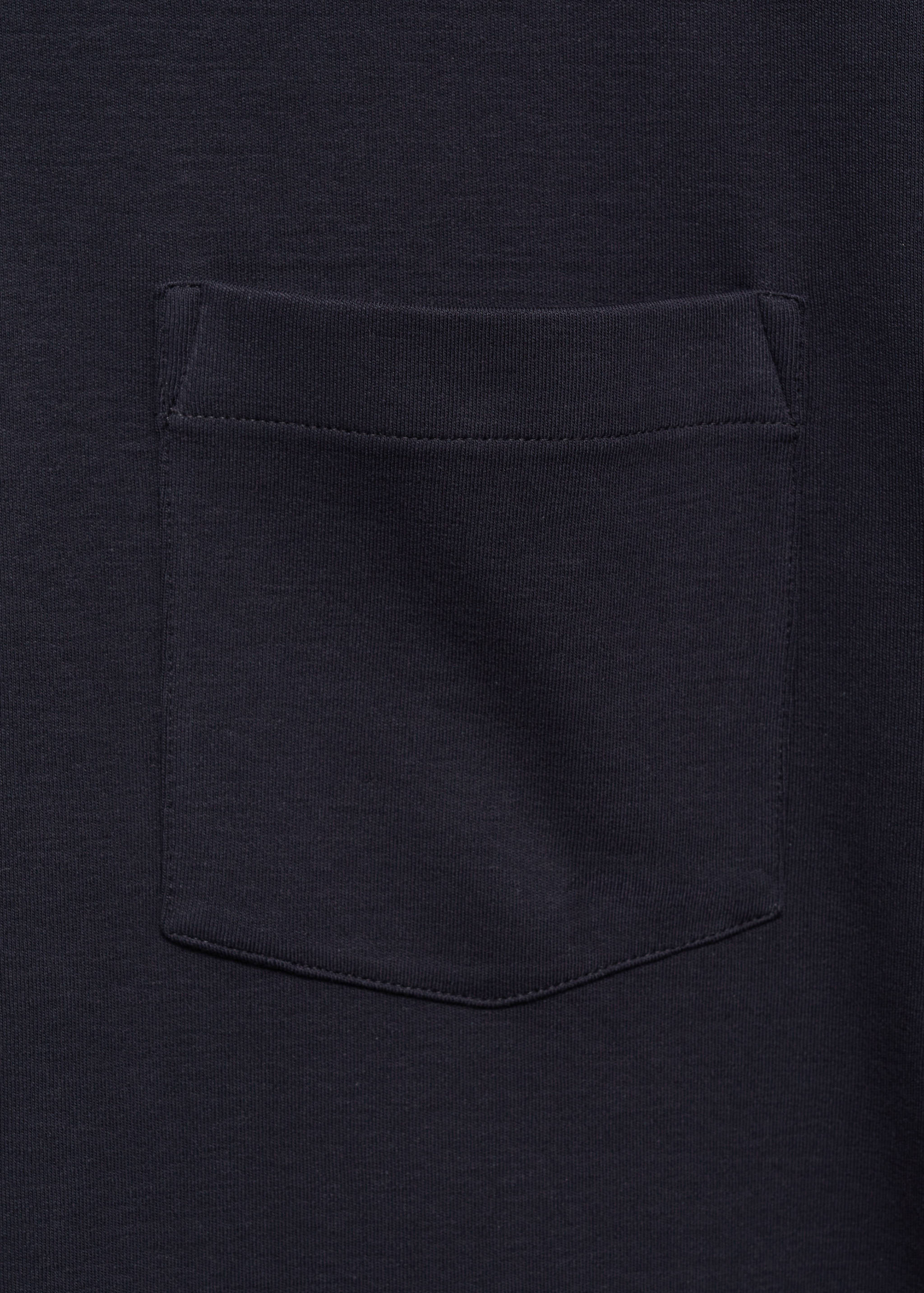 Oversize cotton pocket T-shirt - Details of the article 0