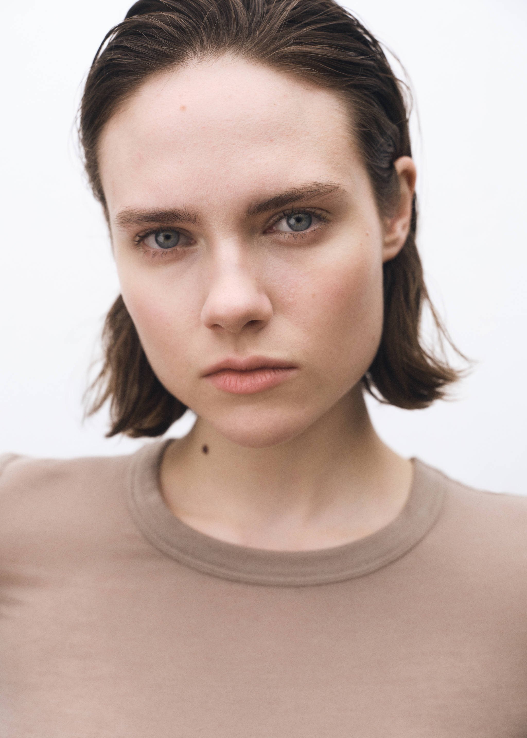 Long-sleeved wool-blend t-shirt - Medium plane