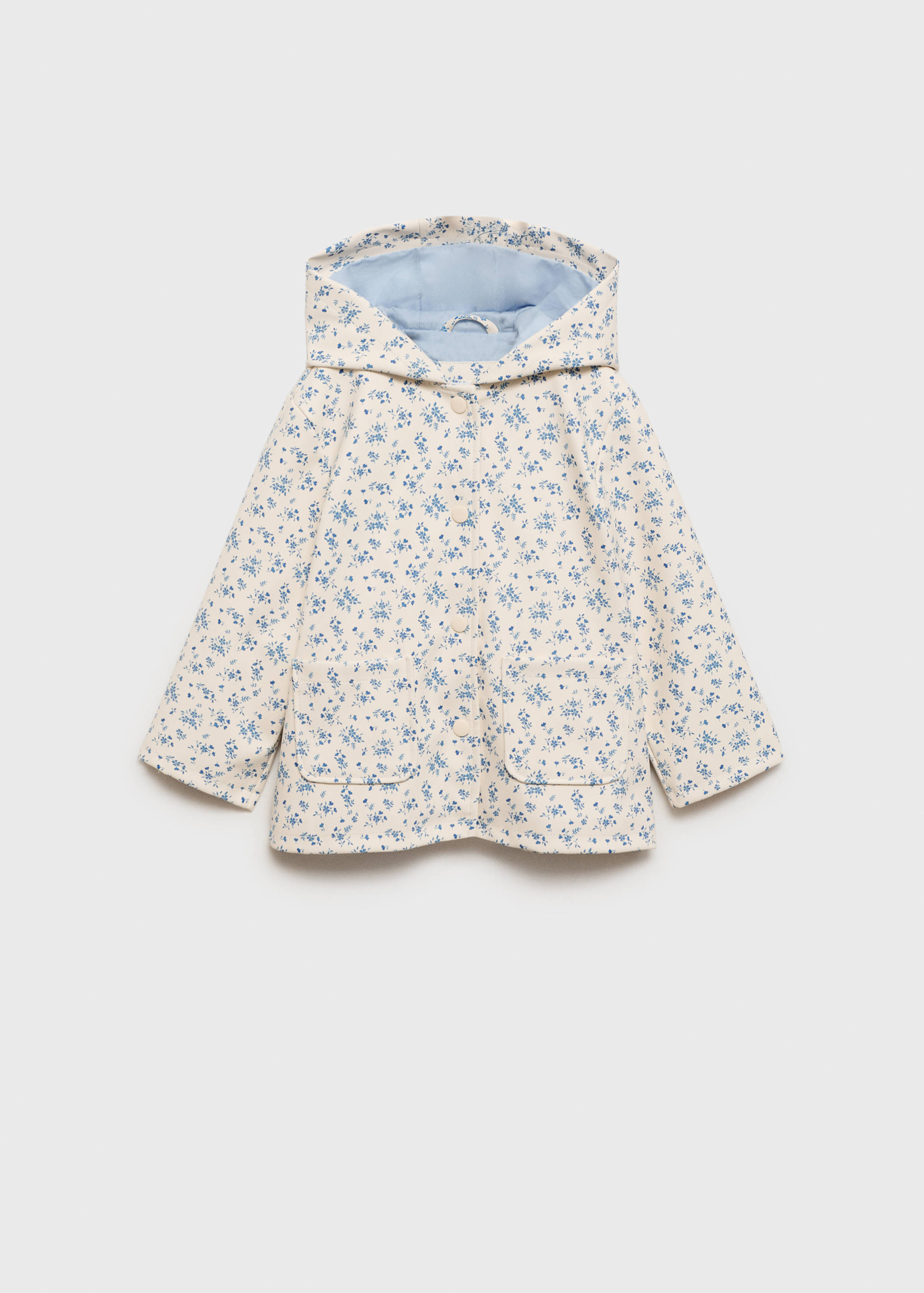 Hooded water-repellent parka - Article without model