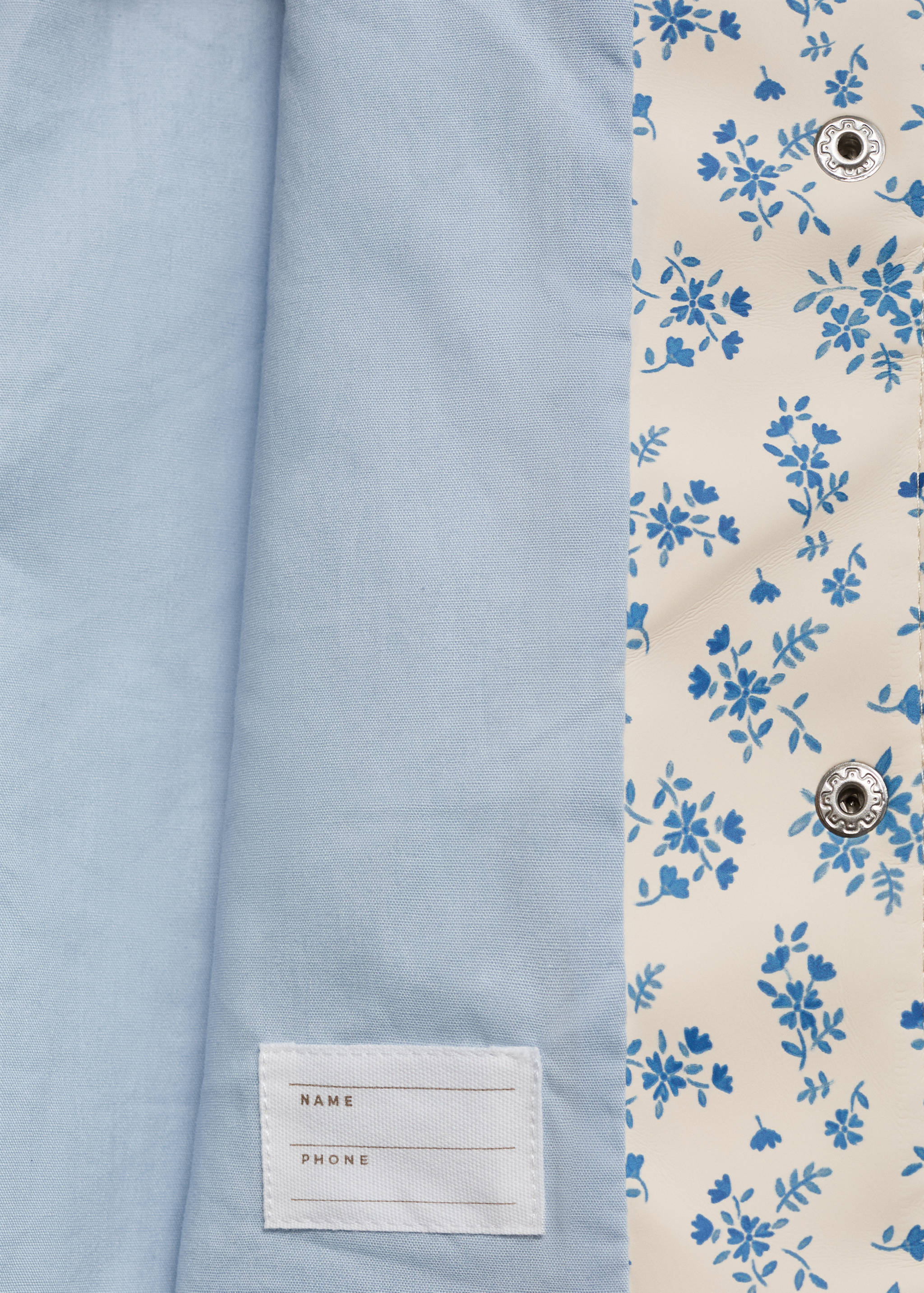 Hooded water-repellent parka - Details of the article 0