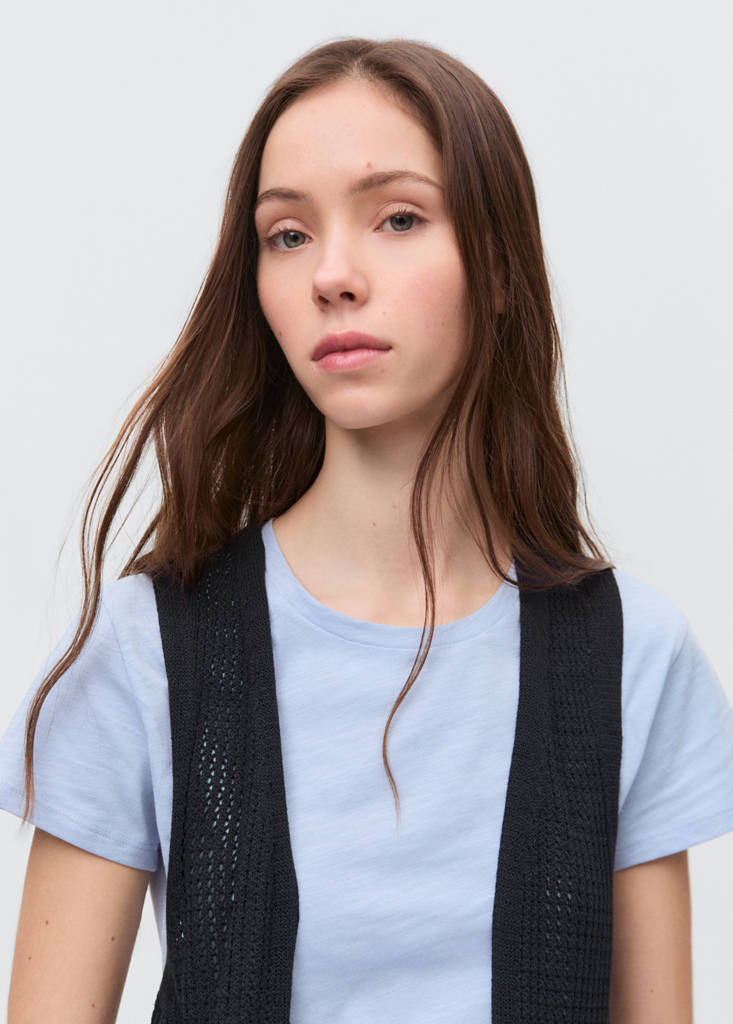 Long gilet — Dark Navy