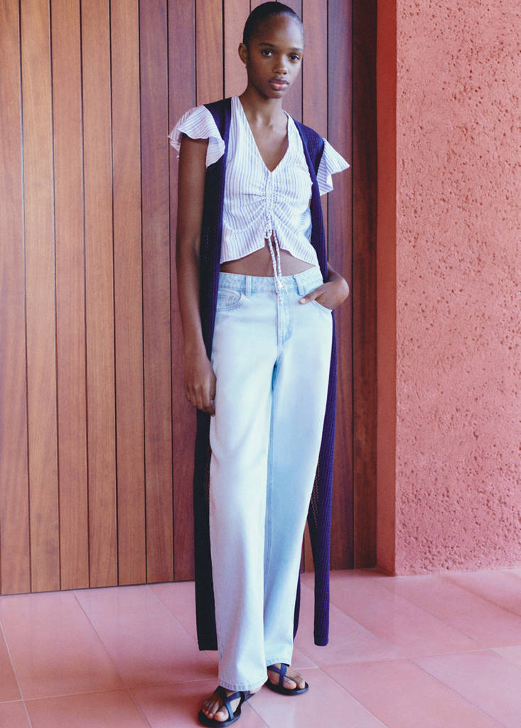 Long gilet — Dark Navy