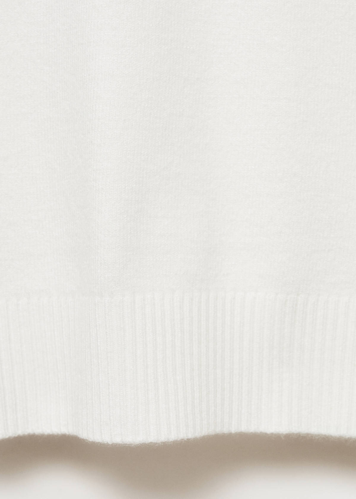 V-neck top — Off White