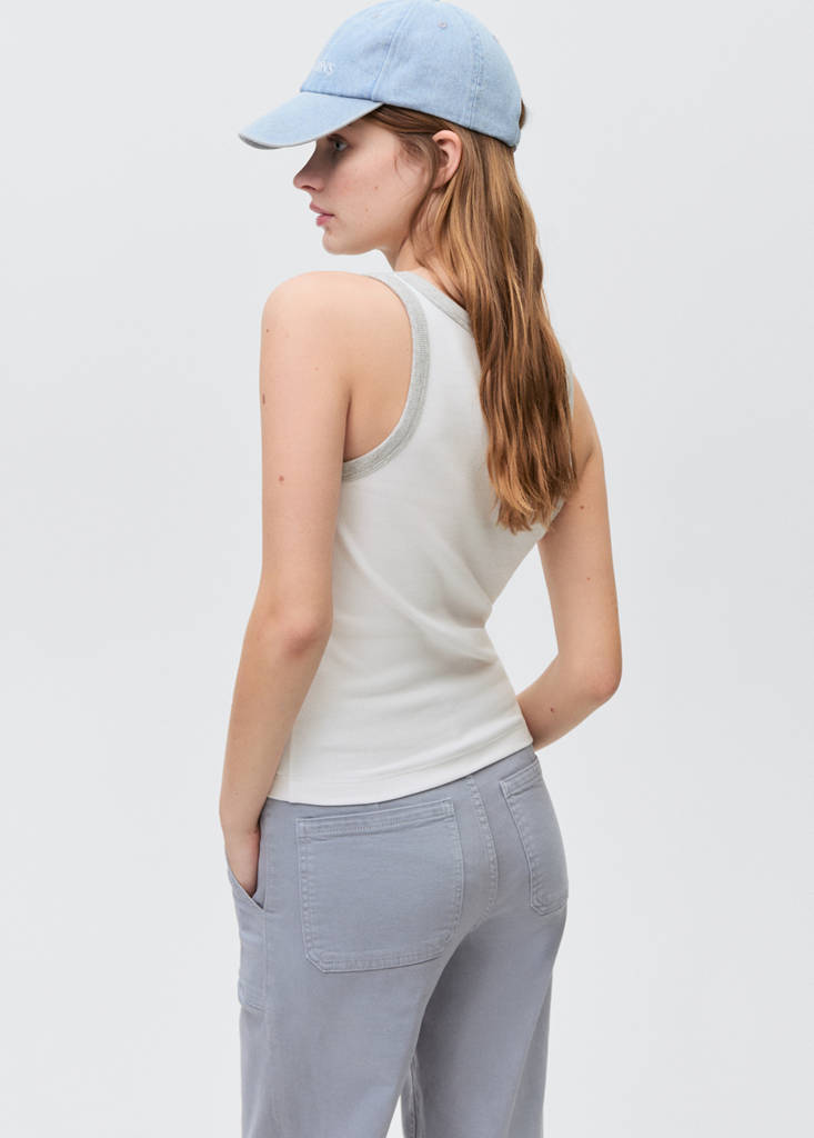 Panel contrast top — Off White