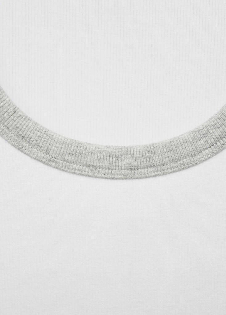 Panel contrast top — Off White