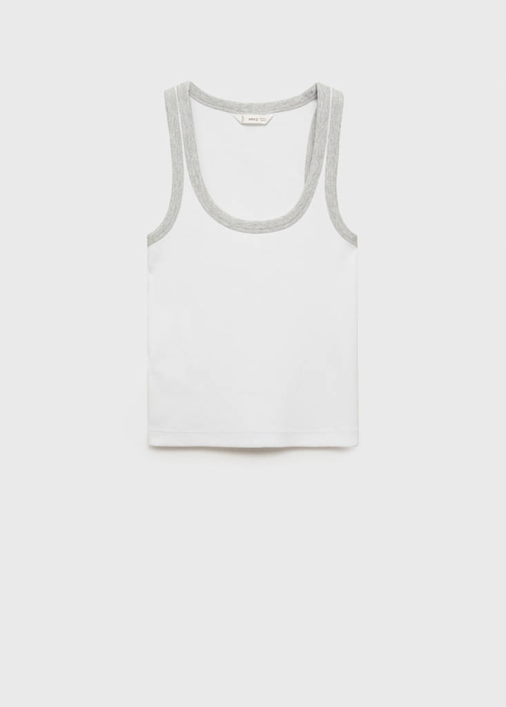 Panel contrast top — Off White