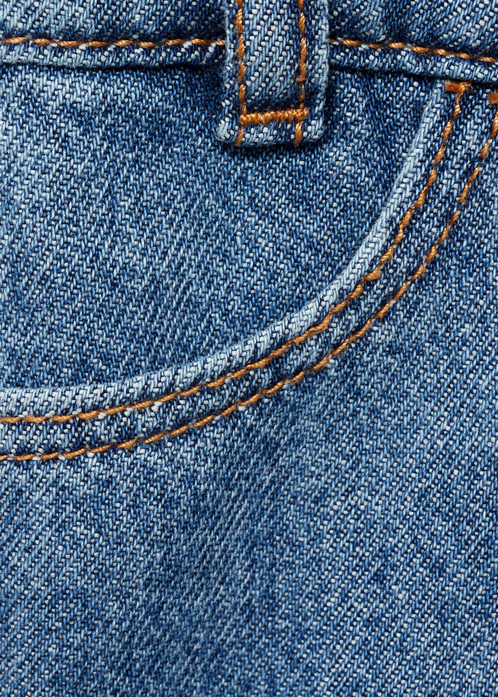 Falda pantalón denim cruzada - Detalle del artículo 0