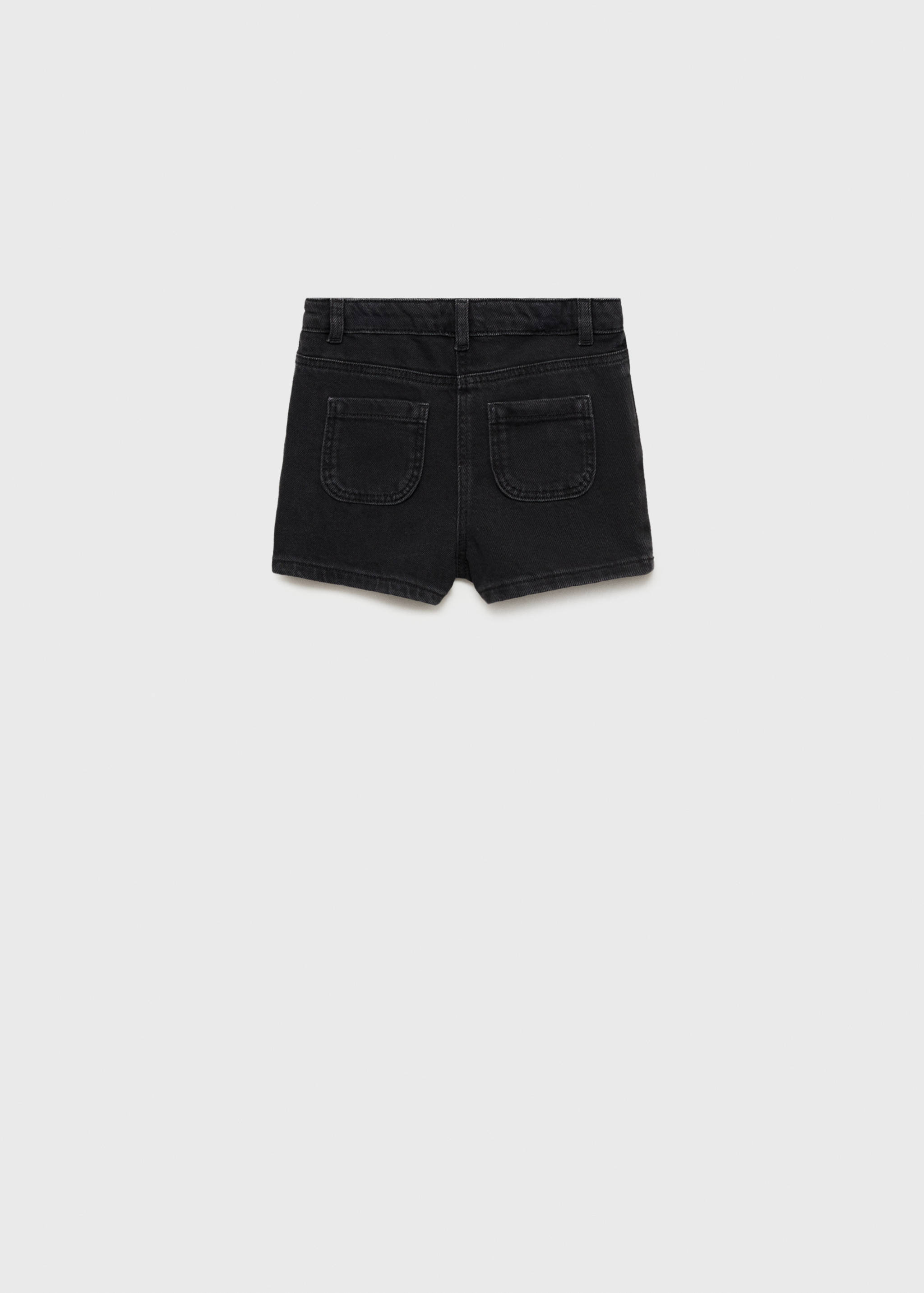 Wrapped denim skort - Reverse of the article