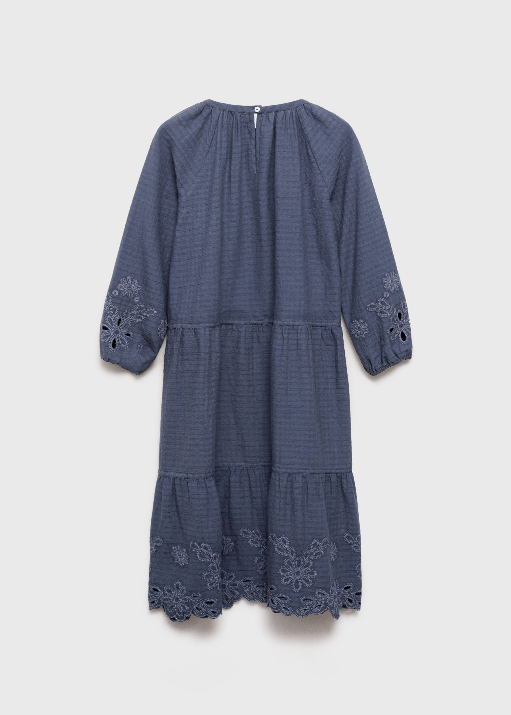 刺绣织纹连衣裙 - null