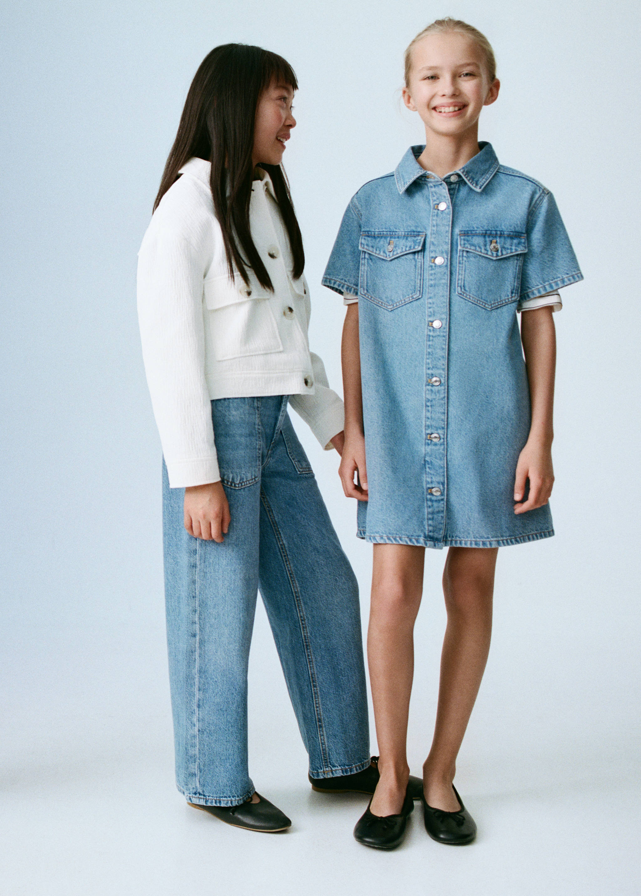 Short denim dress - Details of the article 6