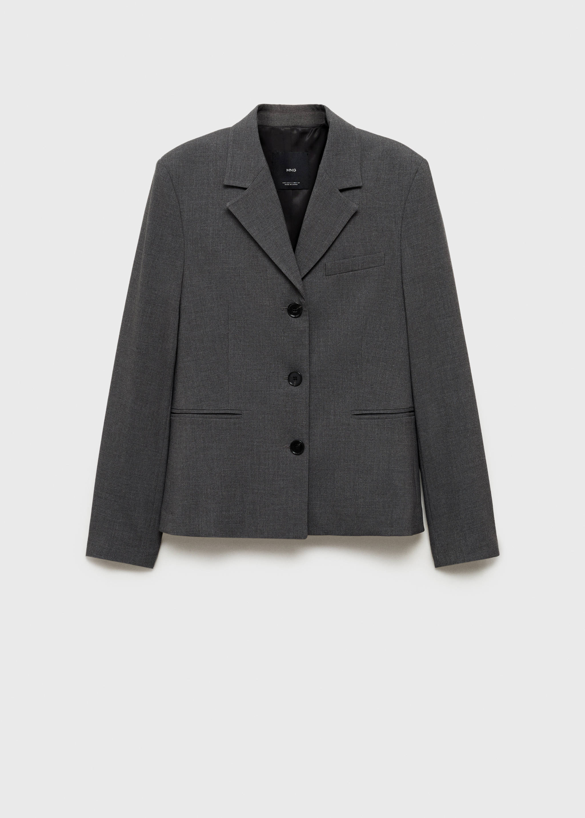 Straight button suit blazer - Article without model