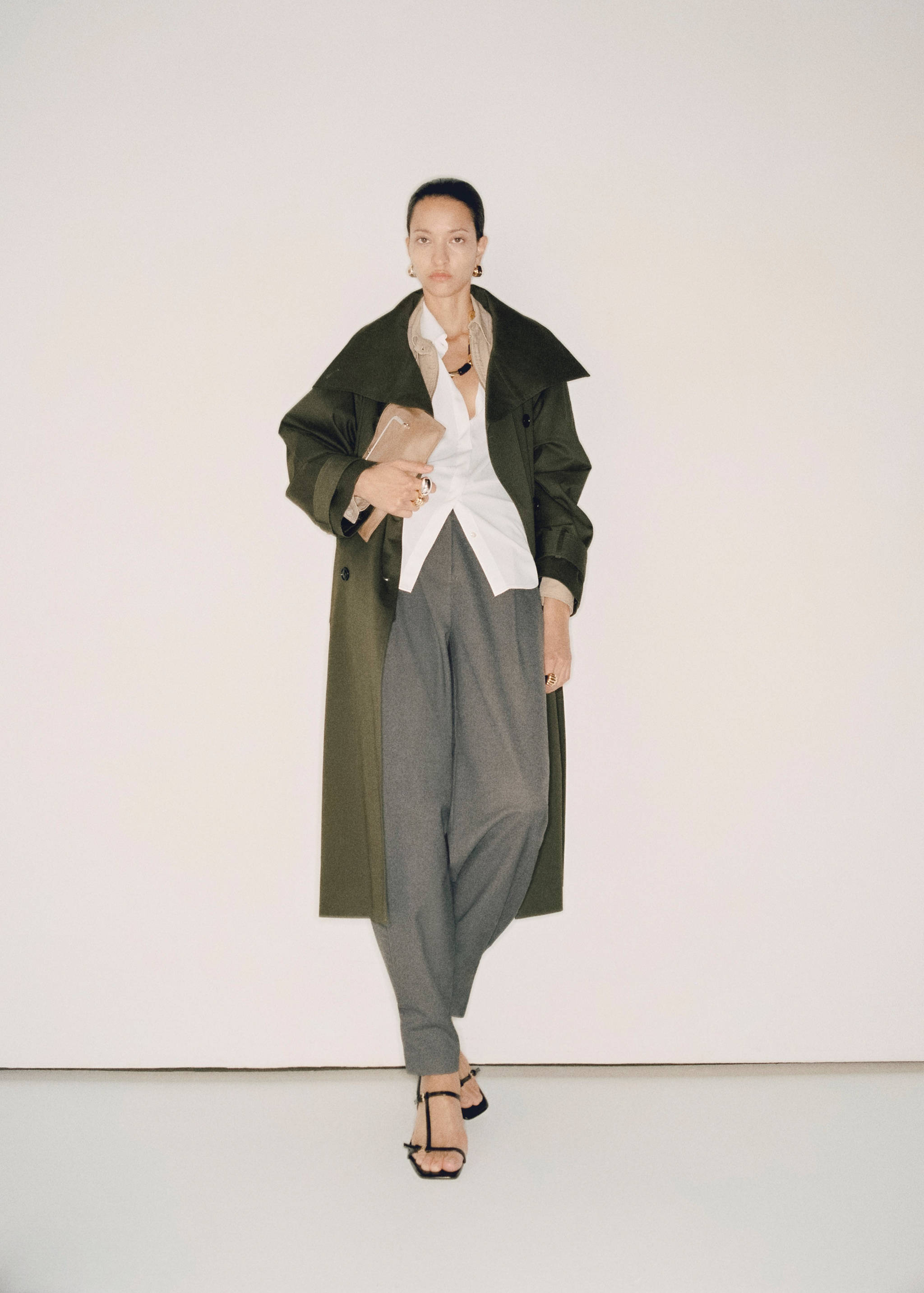 Длинный тренч с двубортной застежкой - Деталь изделия 6