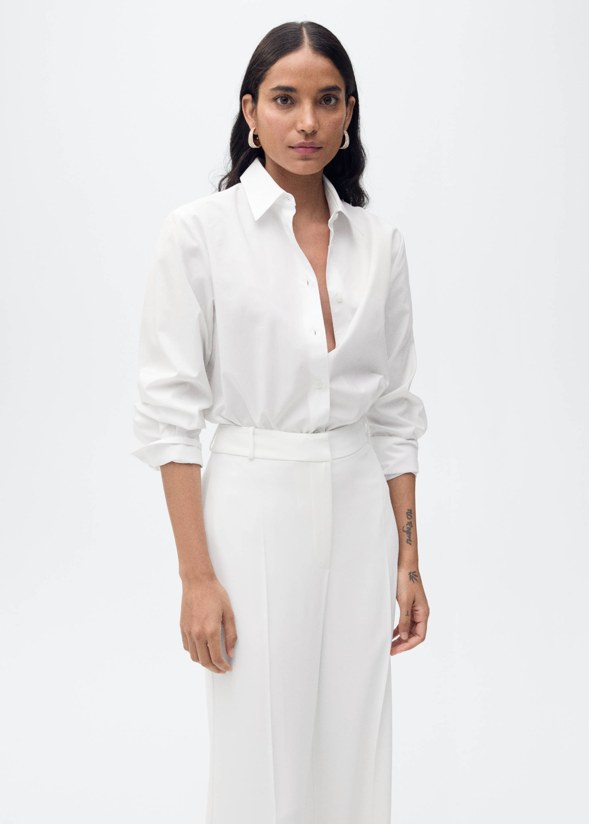 Wide leg suit pants - Details of the article 1