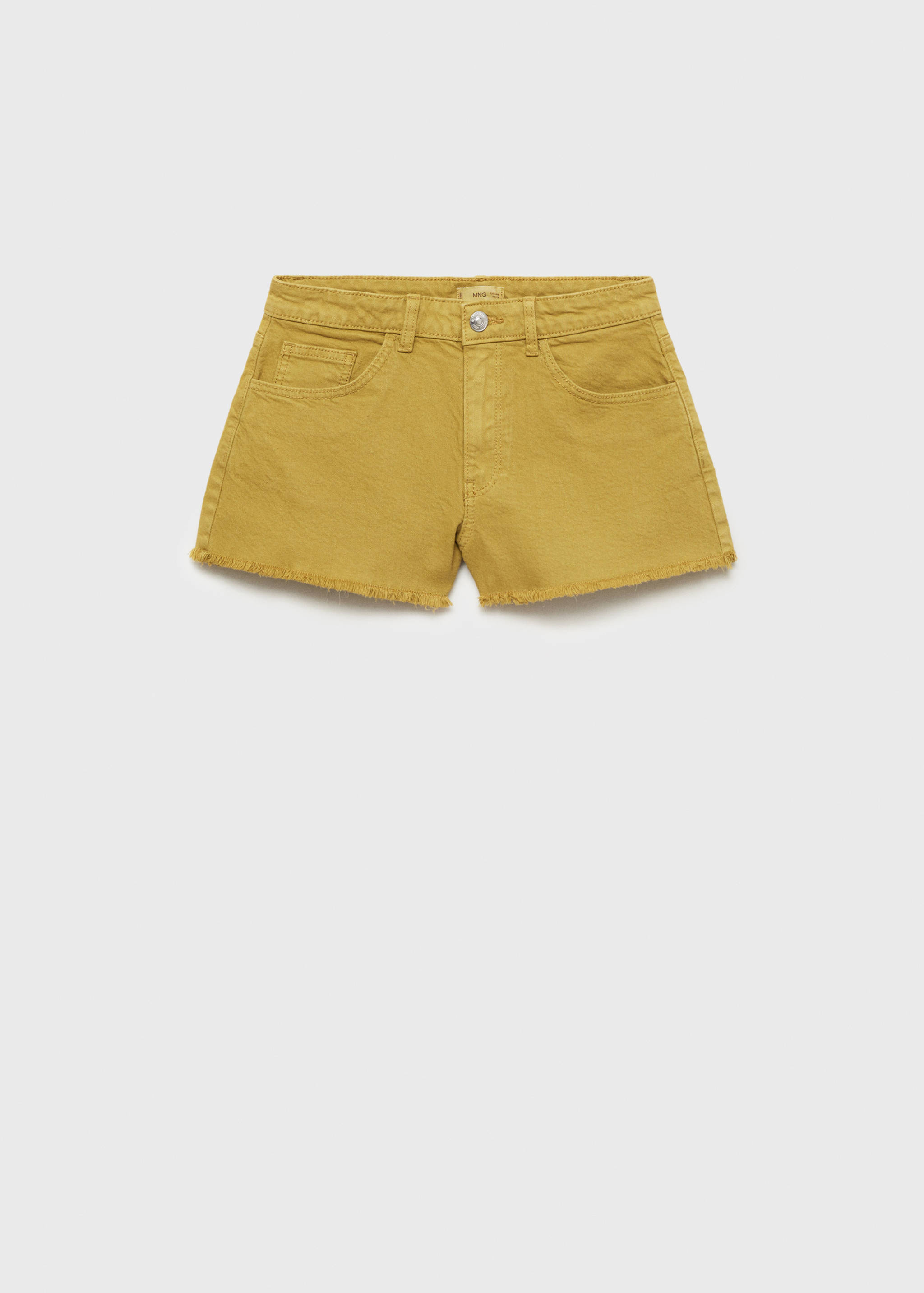 Shorts vaqueros bajo deshilachado - Artículo sin modelo