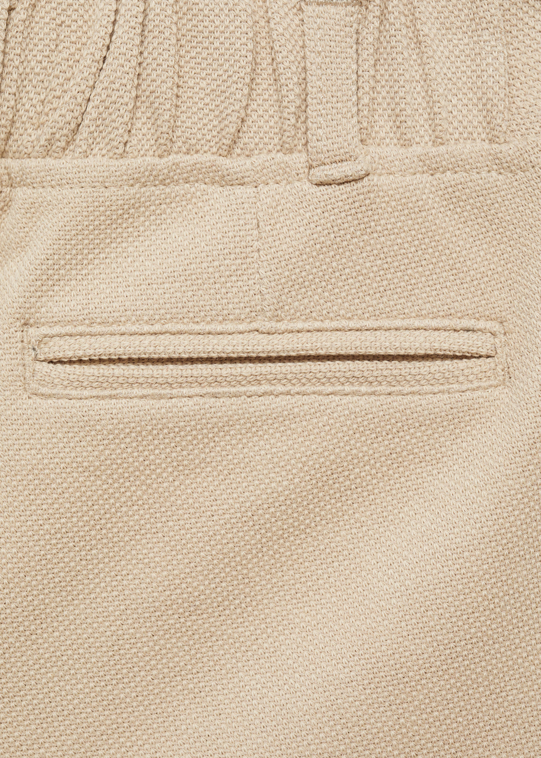 Cotton piqué Bermuda shorts - Details of the article 0