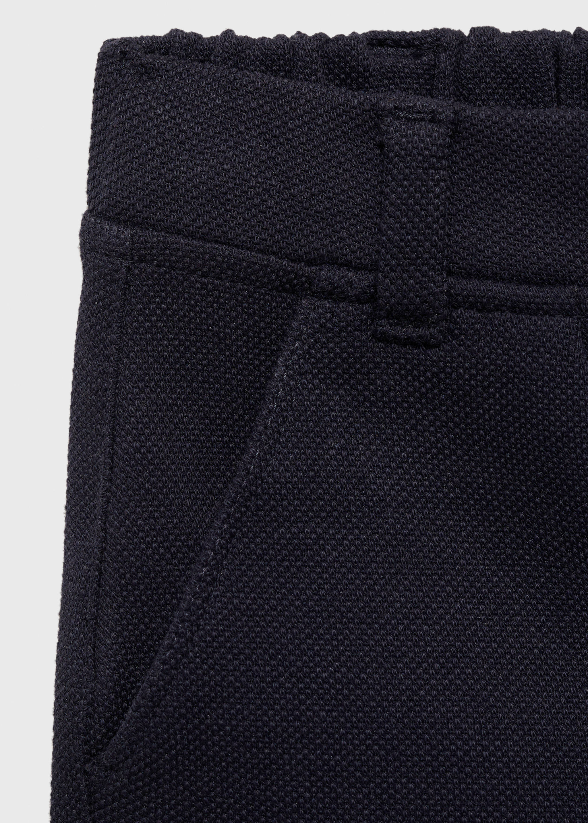 Cotton piqué Bermuda shorts - Details of the article 8