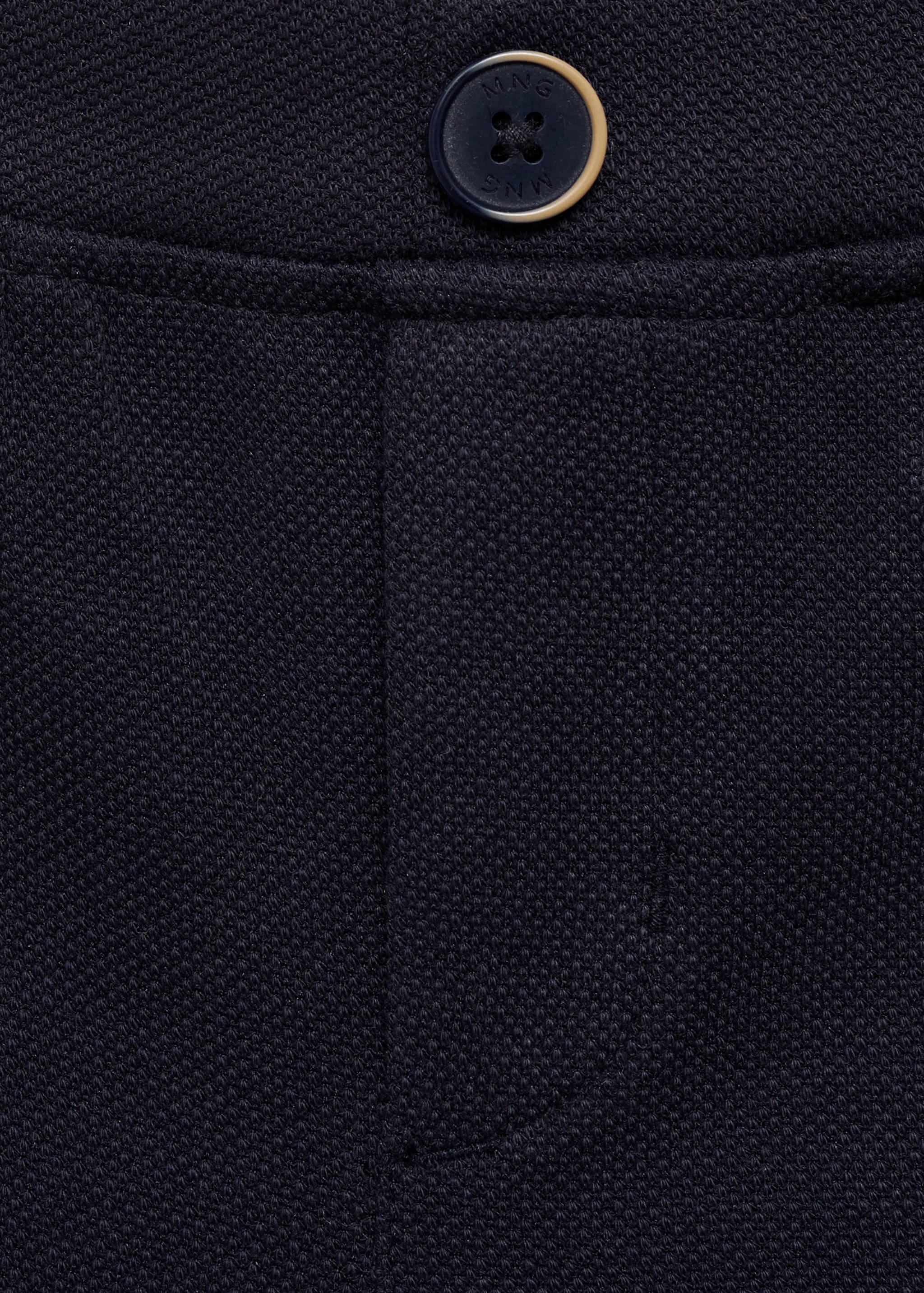 Cotton piqué Bermuda shorts - Details of the article 0