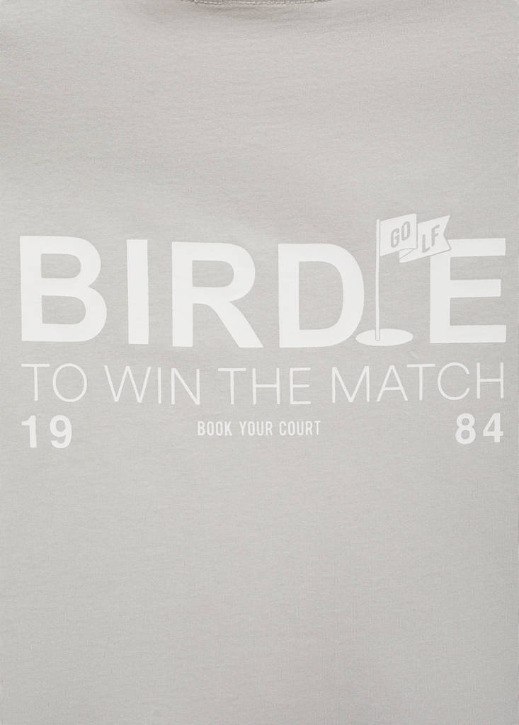 Short-sleeved printed t-shirt — Grey