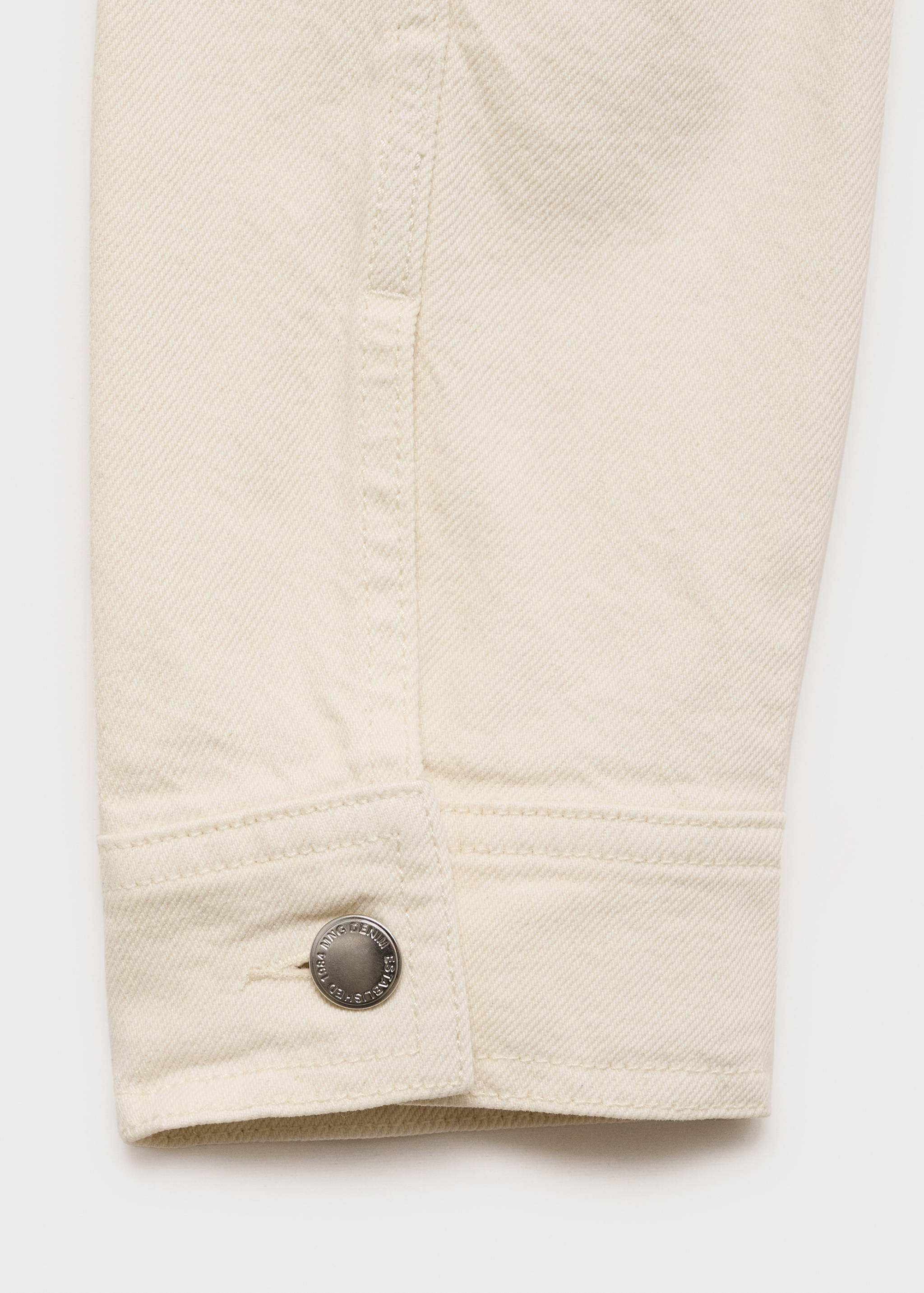 Veste en coton col montant poches - Détail de l'article 0