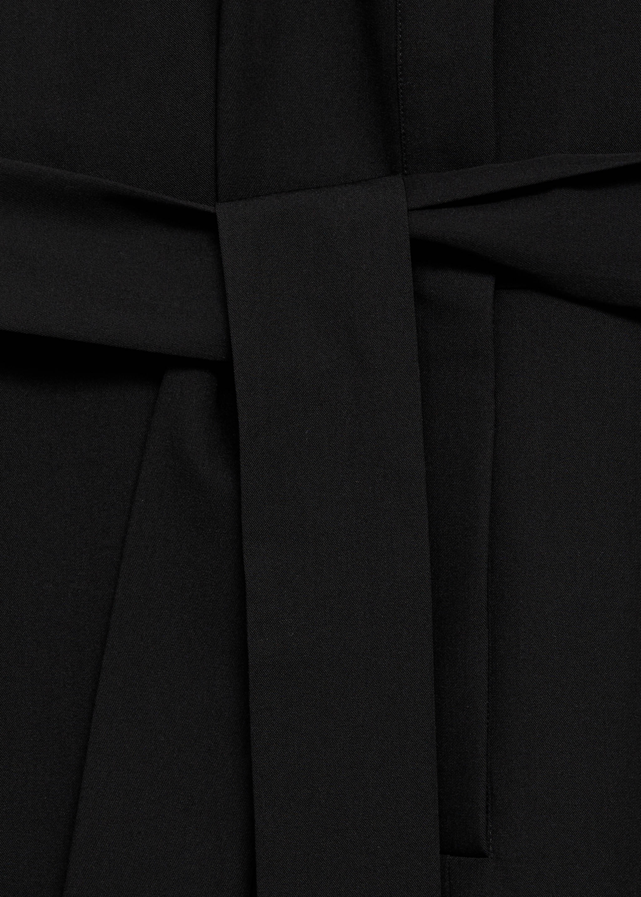 Straight-fit jumpsuit with belt - Details of the article 8