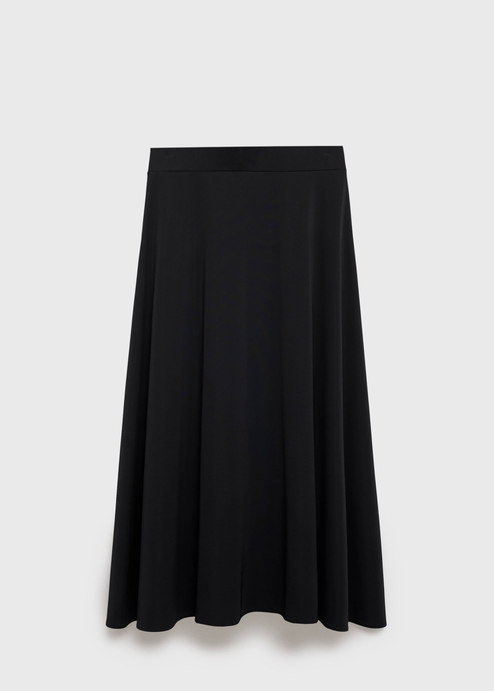 Flared knitted skirt - Article without model