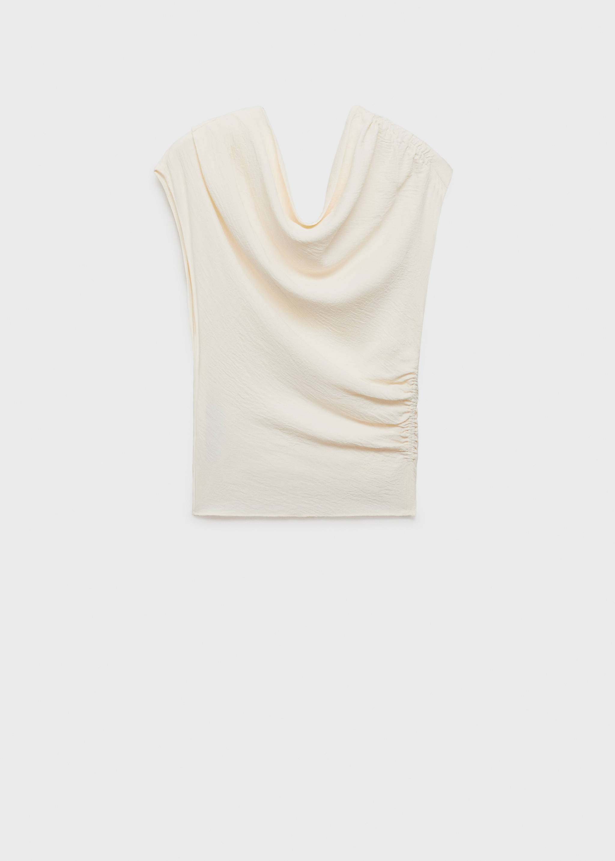 Asymmetric ruched top - Article without model