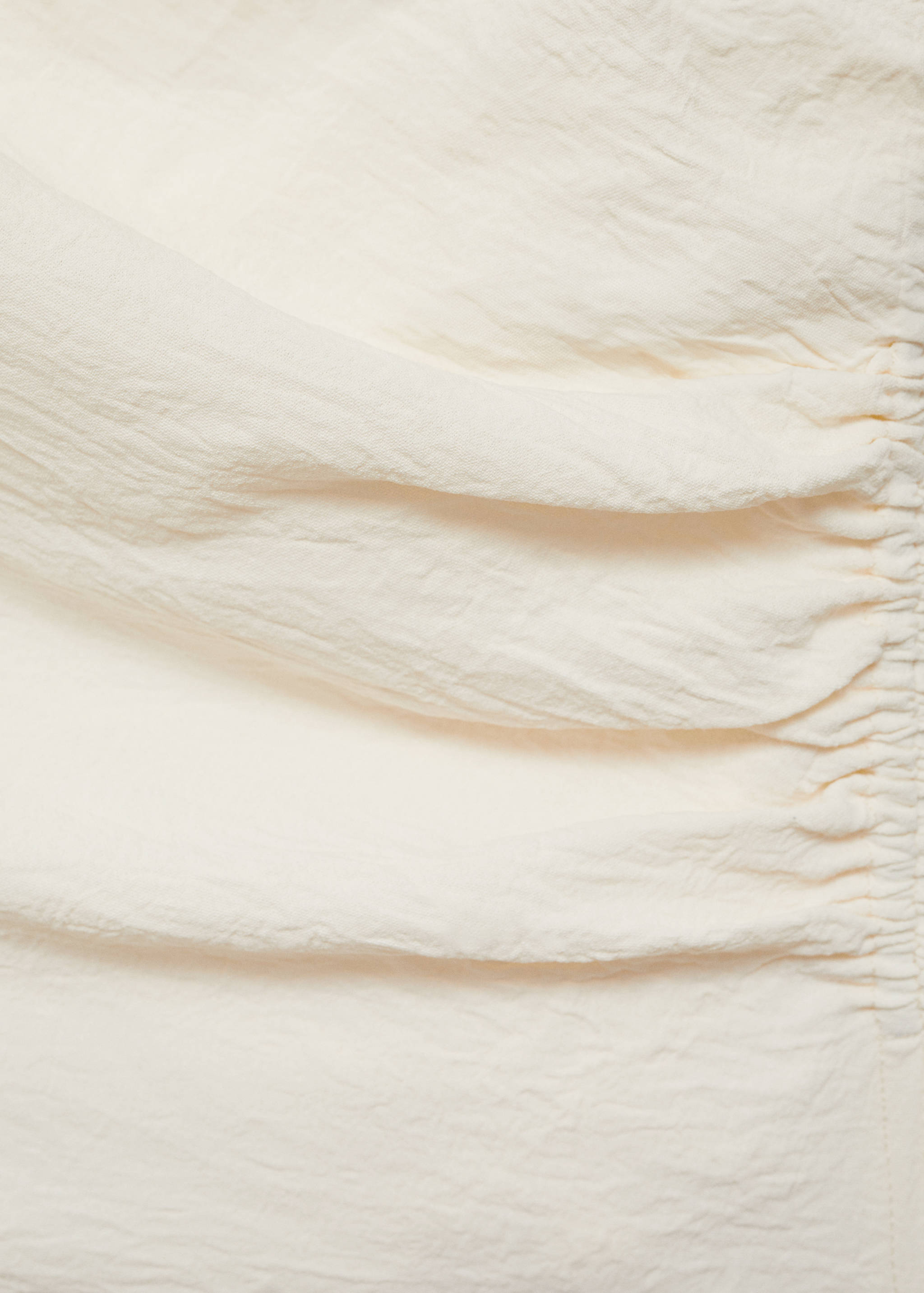 Asymmetric ruched top - Details of the article 0