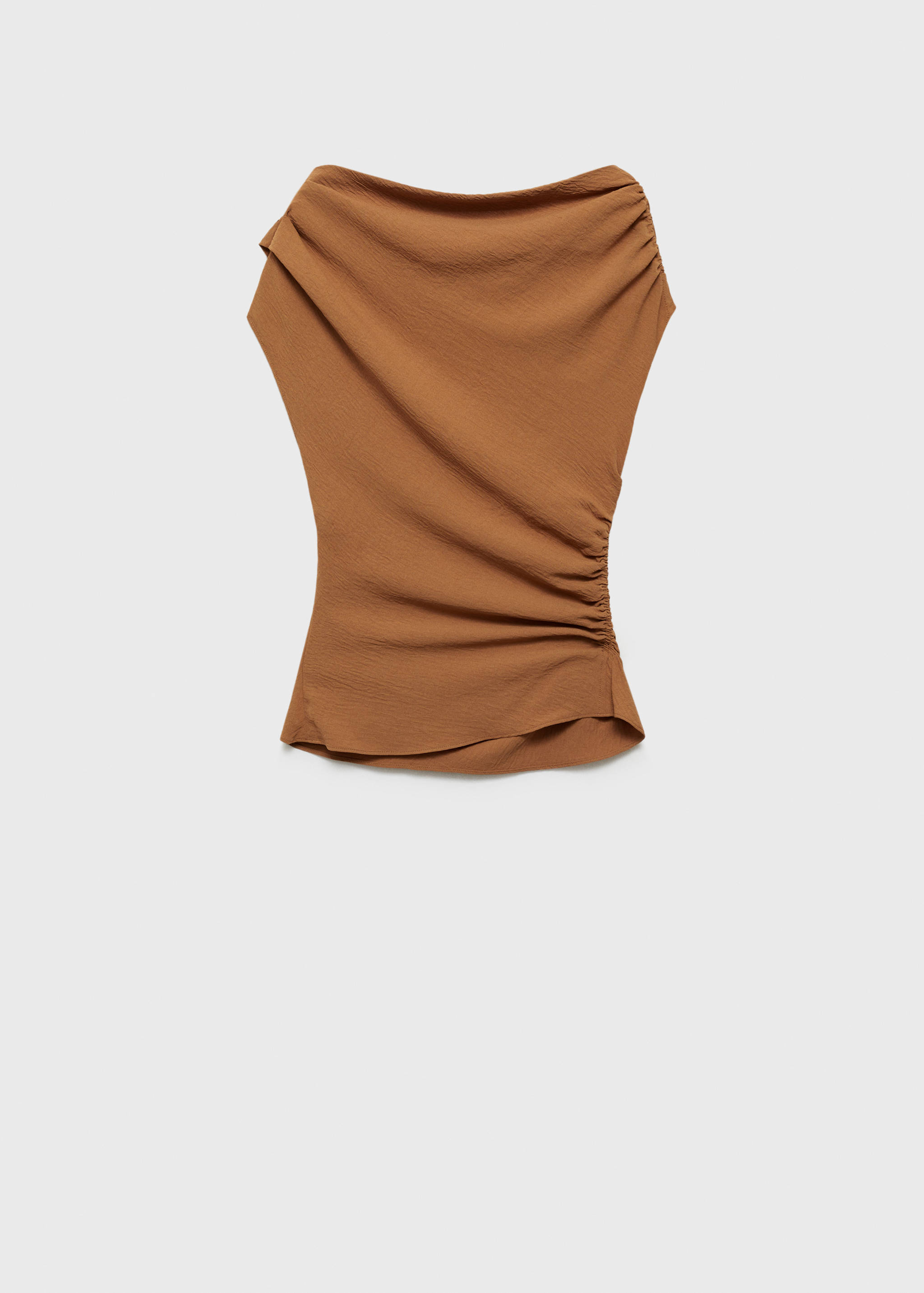 Asymmetric ruched top - Article without model