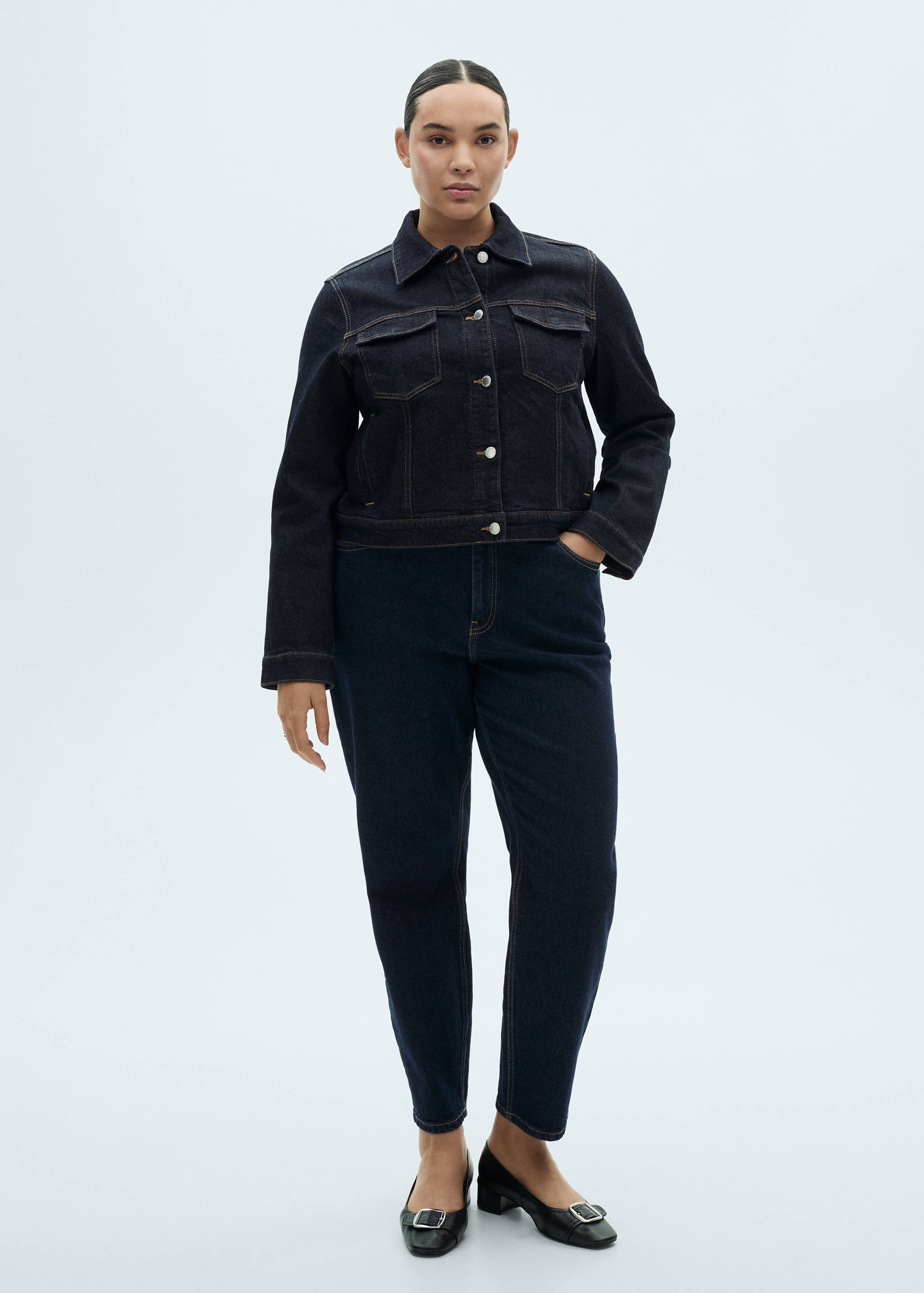 Casaco de ganga com bolsos - Pormenor do artigo 3