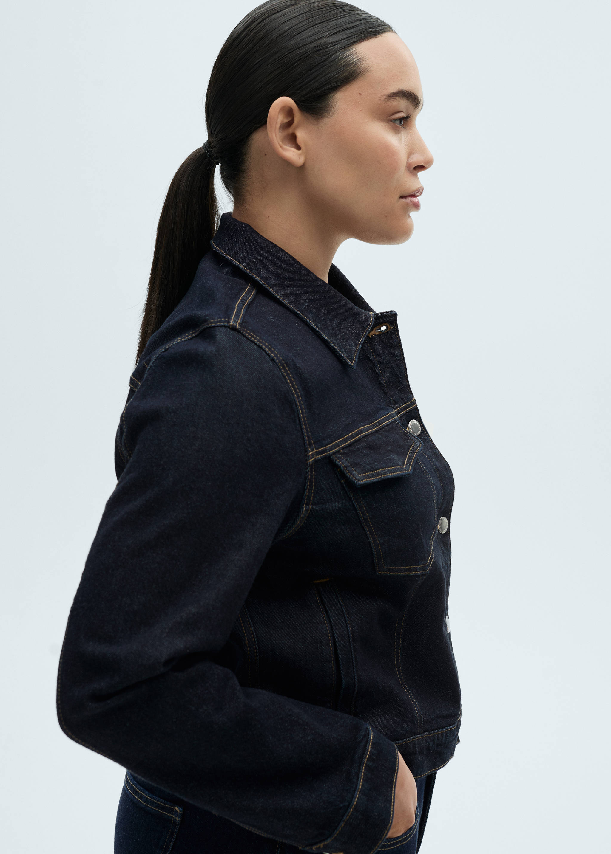 Casaco de ganga com bolsos - Pormenor do artigo 5