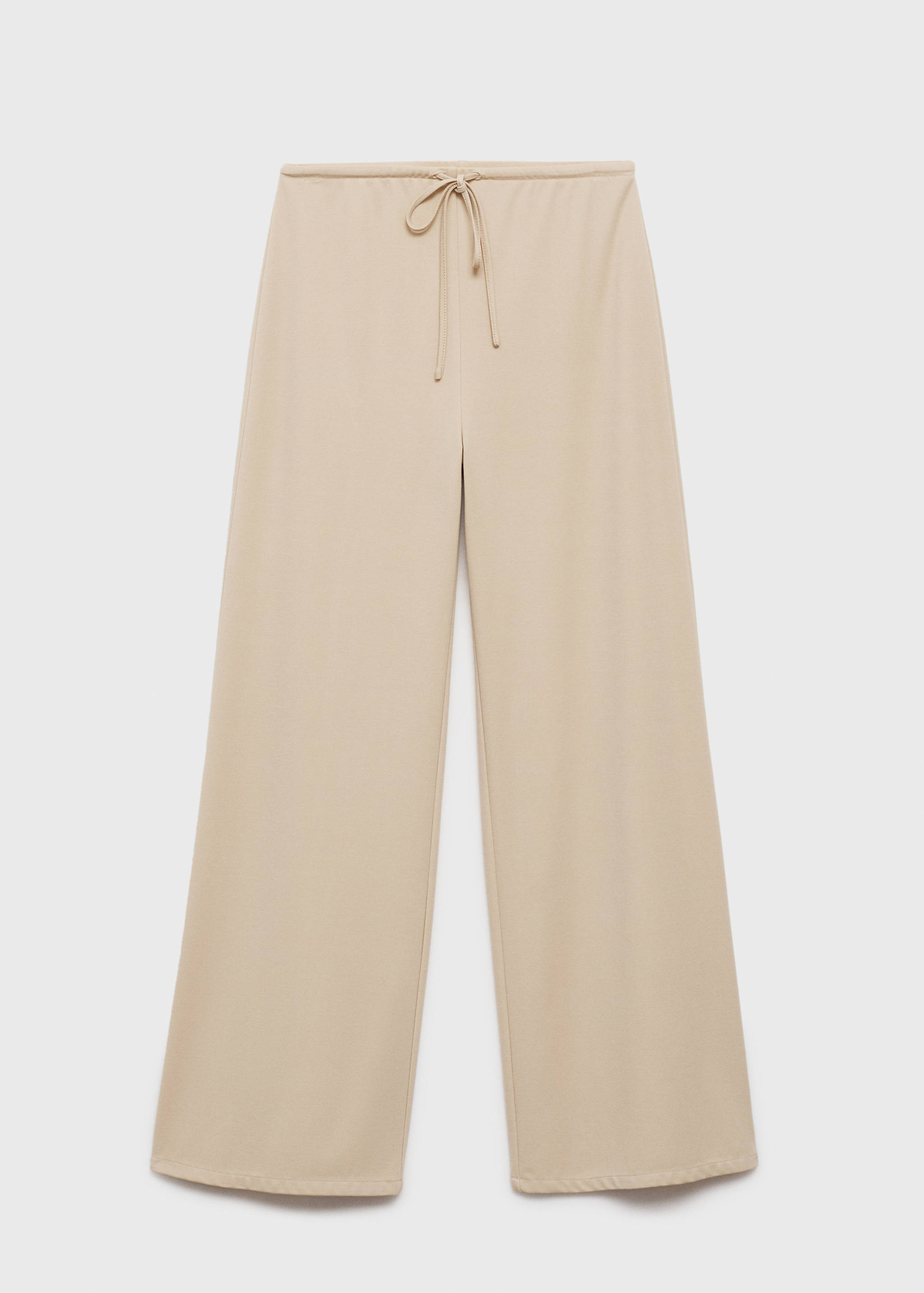 Wide leg trousers with elastic waist - Article without model