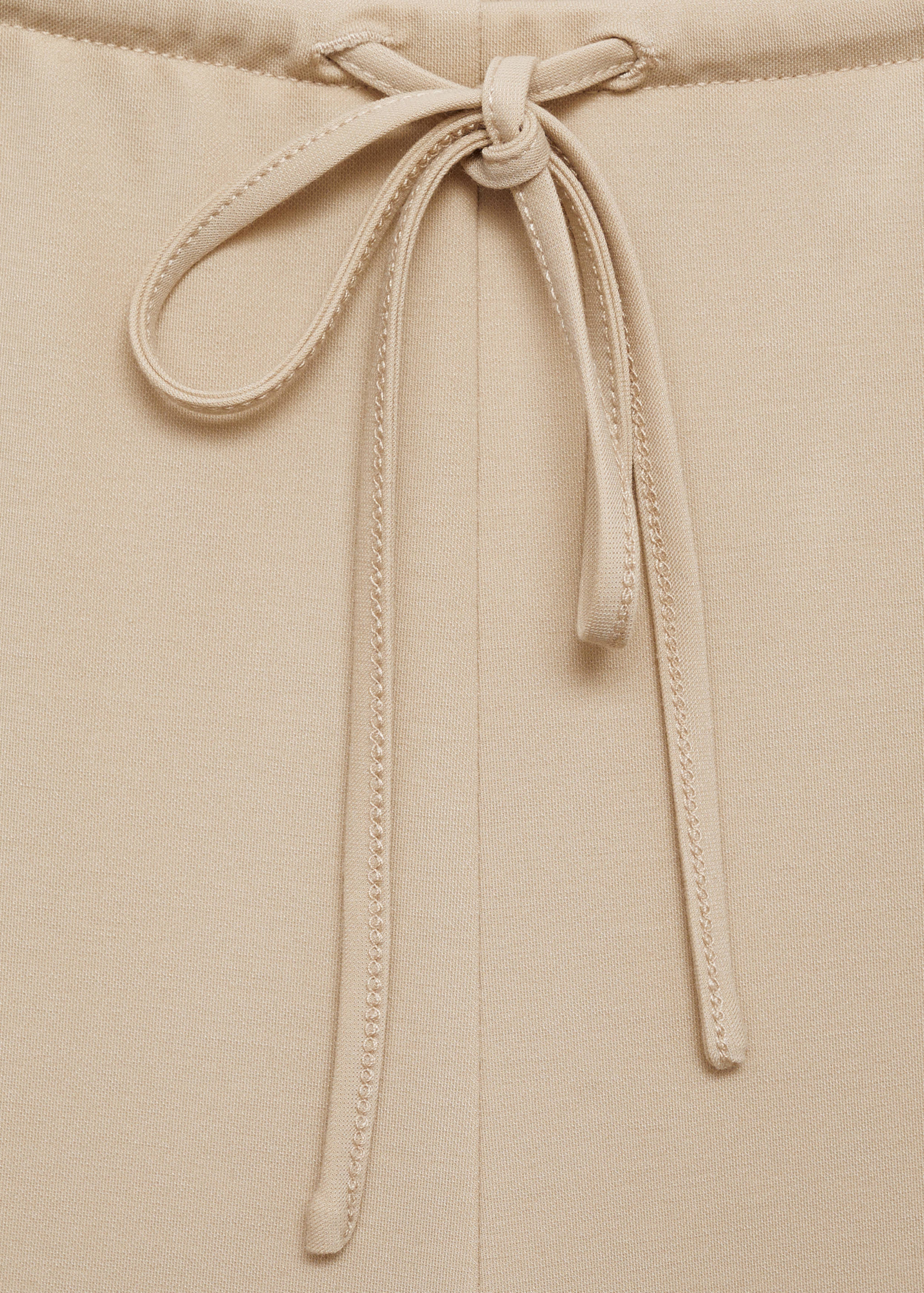 Wide leg trousers with elastic waist - Details of the article 8