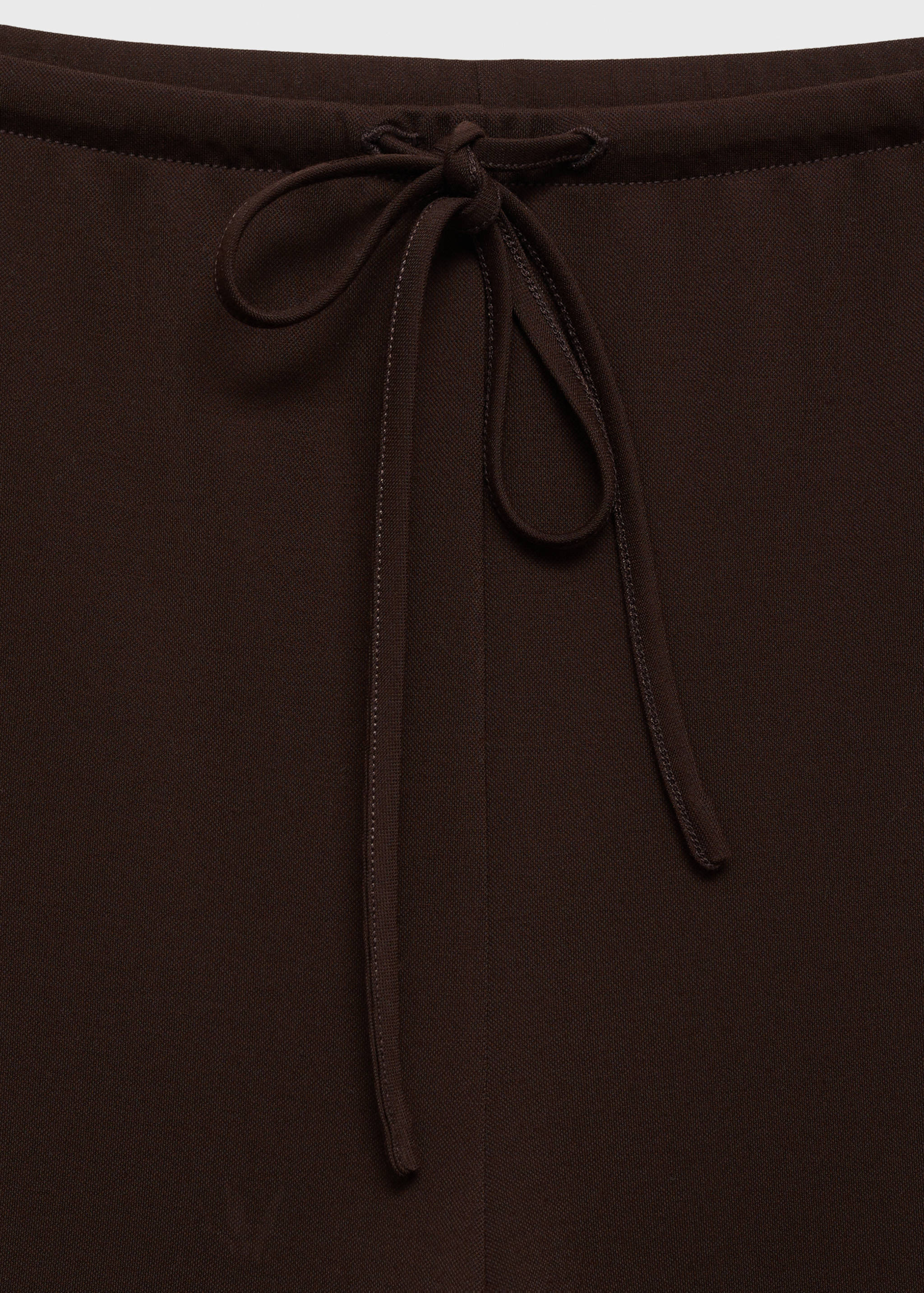 Wide leg trousers with elastic waist - Details of the article 8