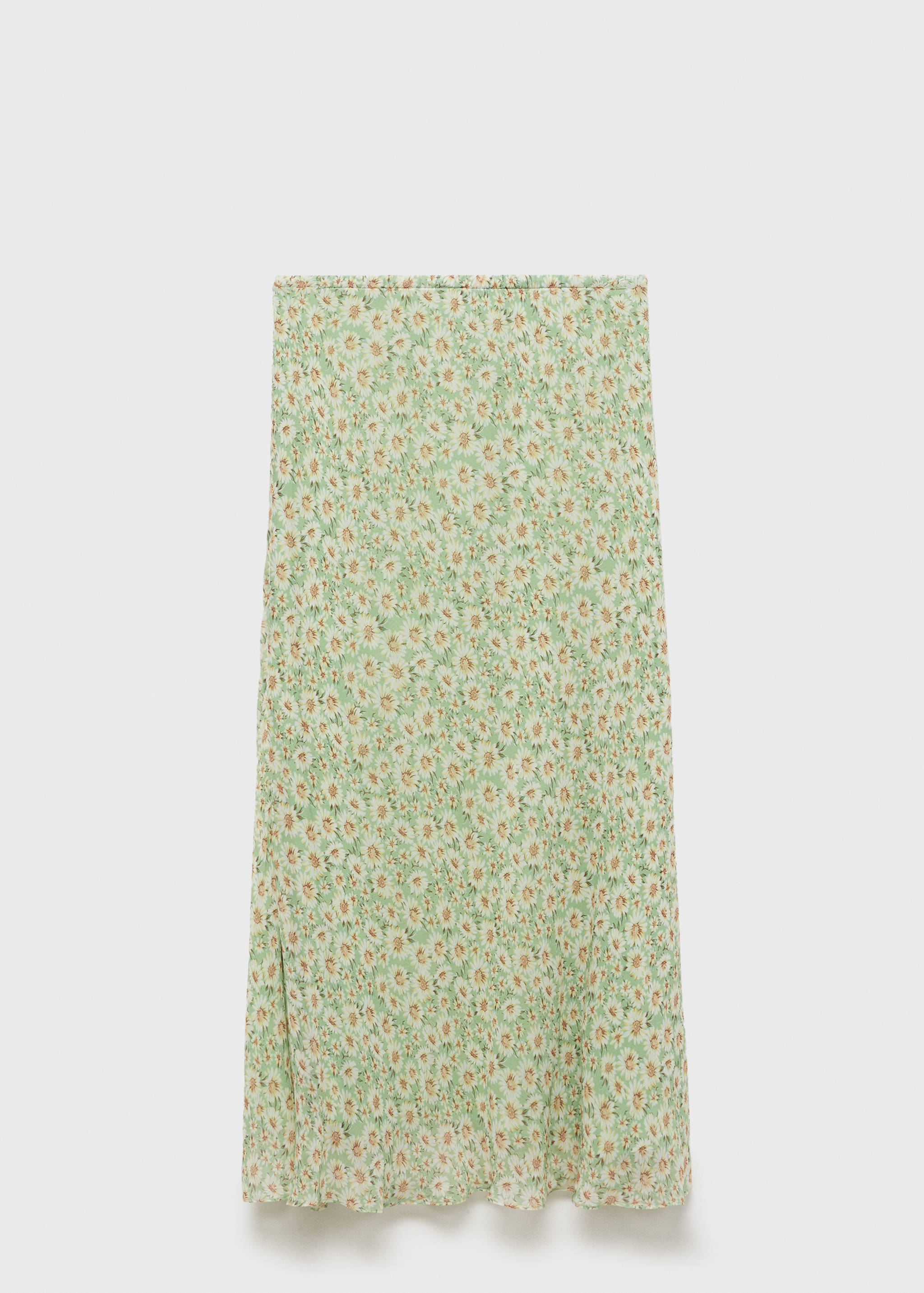 Long floral flared skirt - Article without model