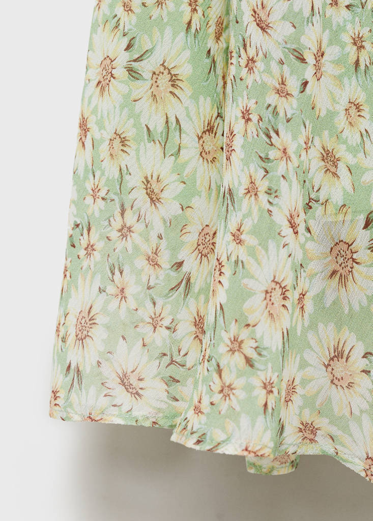 Long floral flared skirt thumbnail 10
