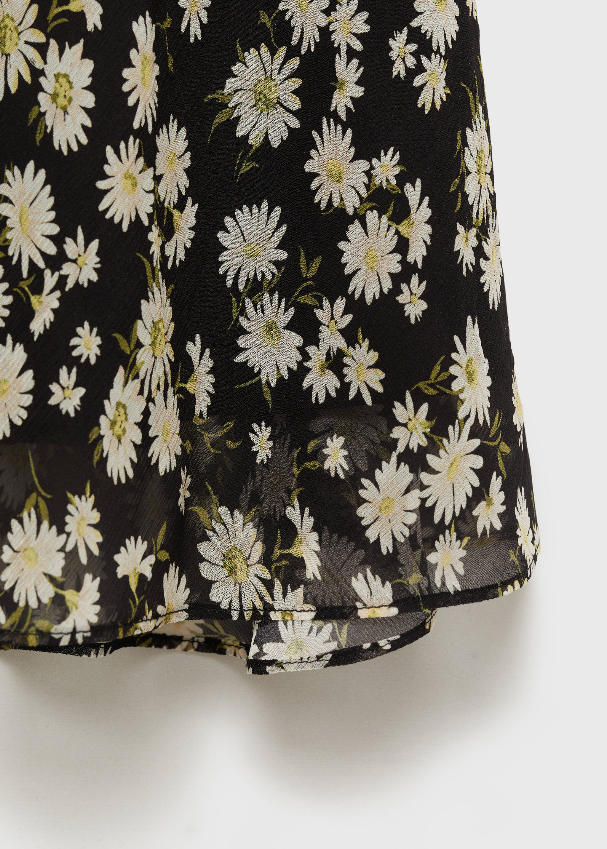 Long floral flared skirt - Details of the article 8