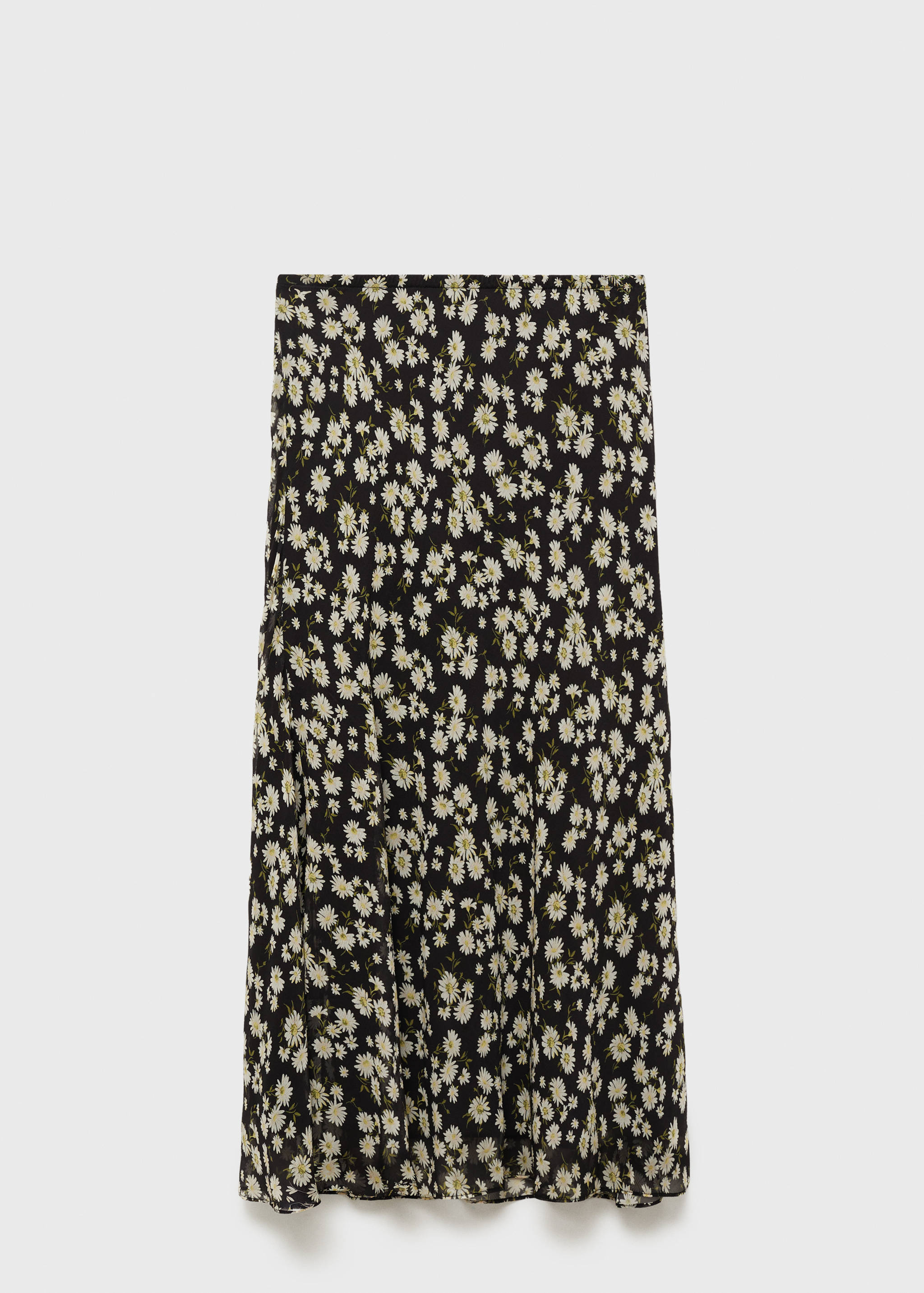 Long floral flared skirt - Article without model