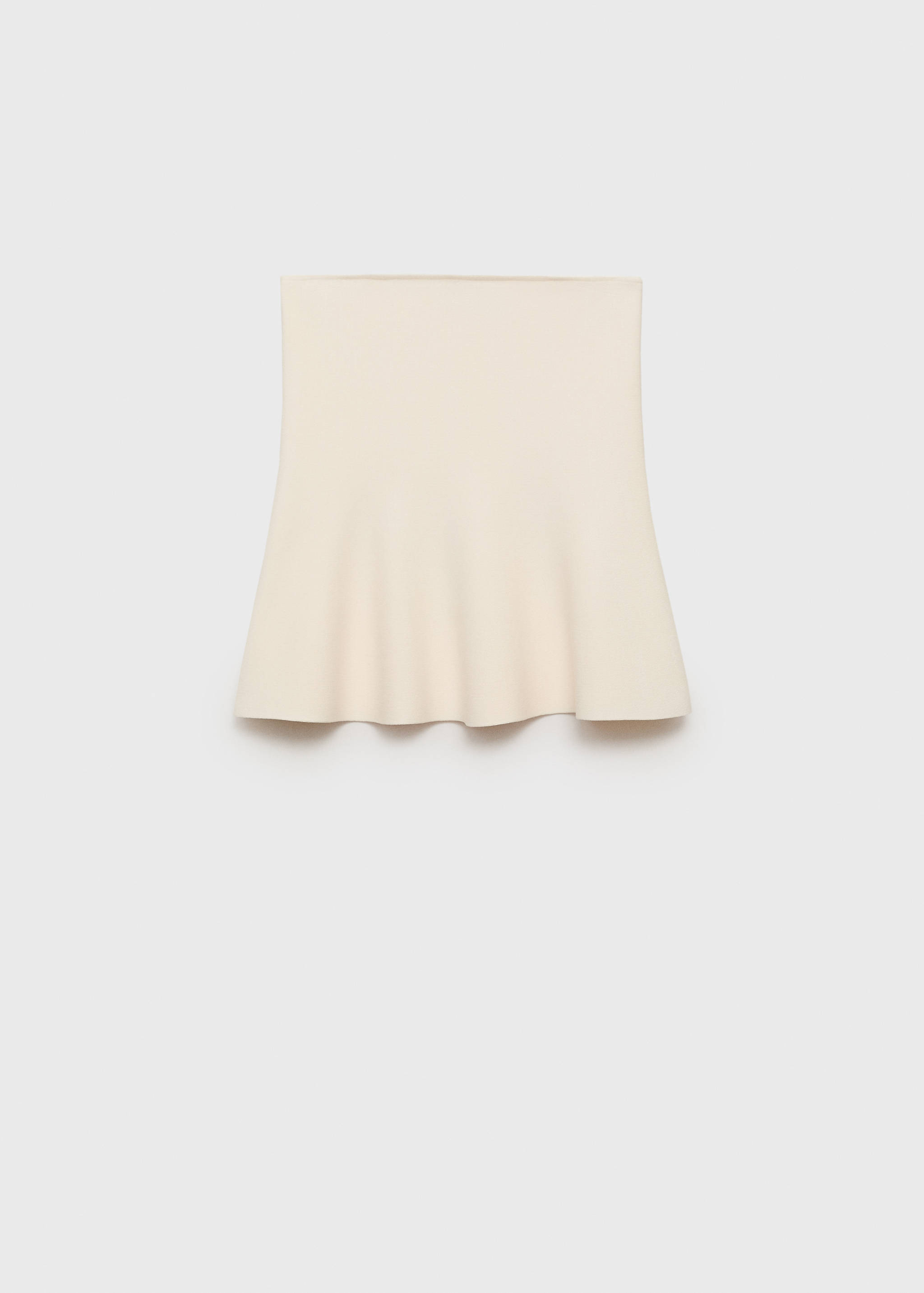 Strapless knitted top - Article without model