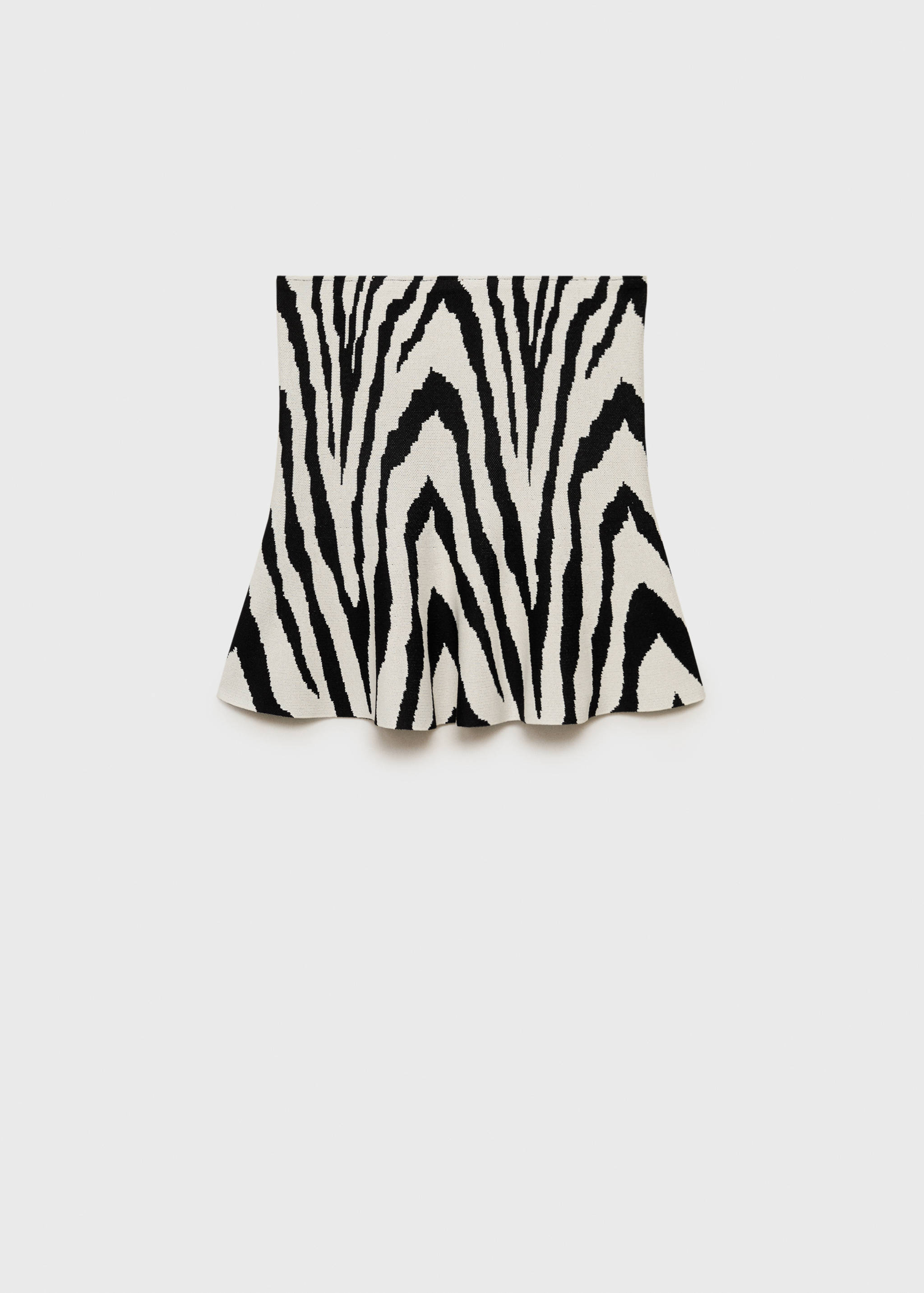 Strapless knitted top - Article without model
