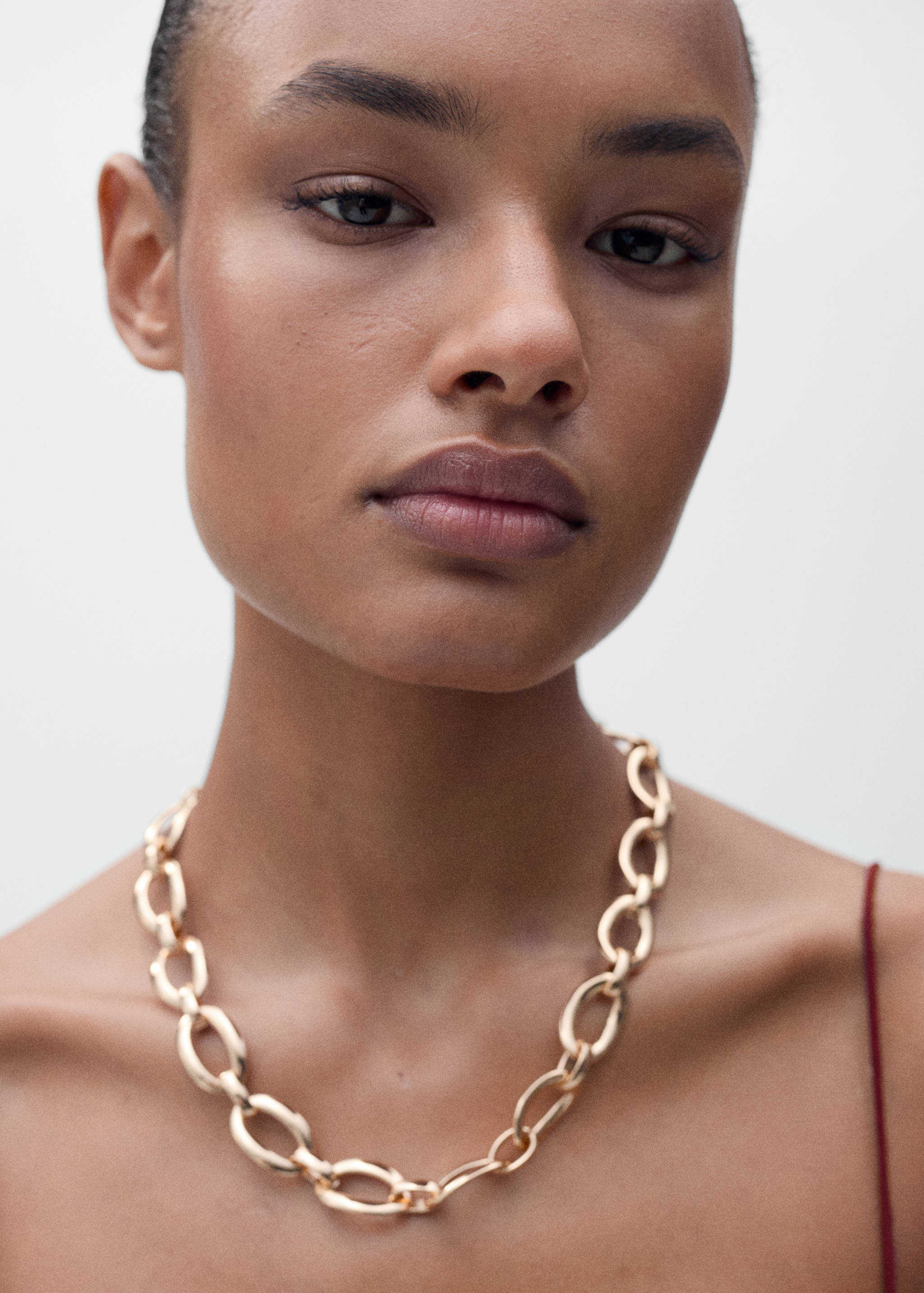 Chiffon dress with ruffle detail - Details of the article 2