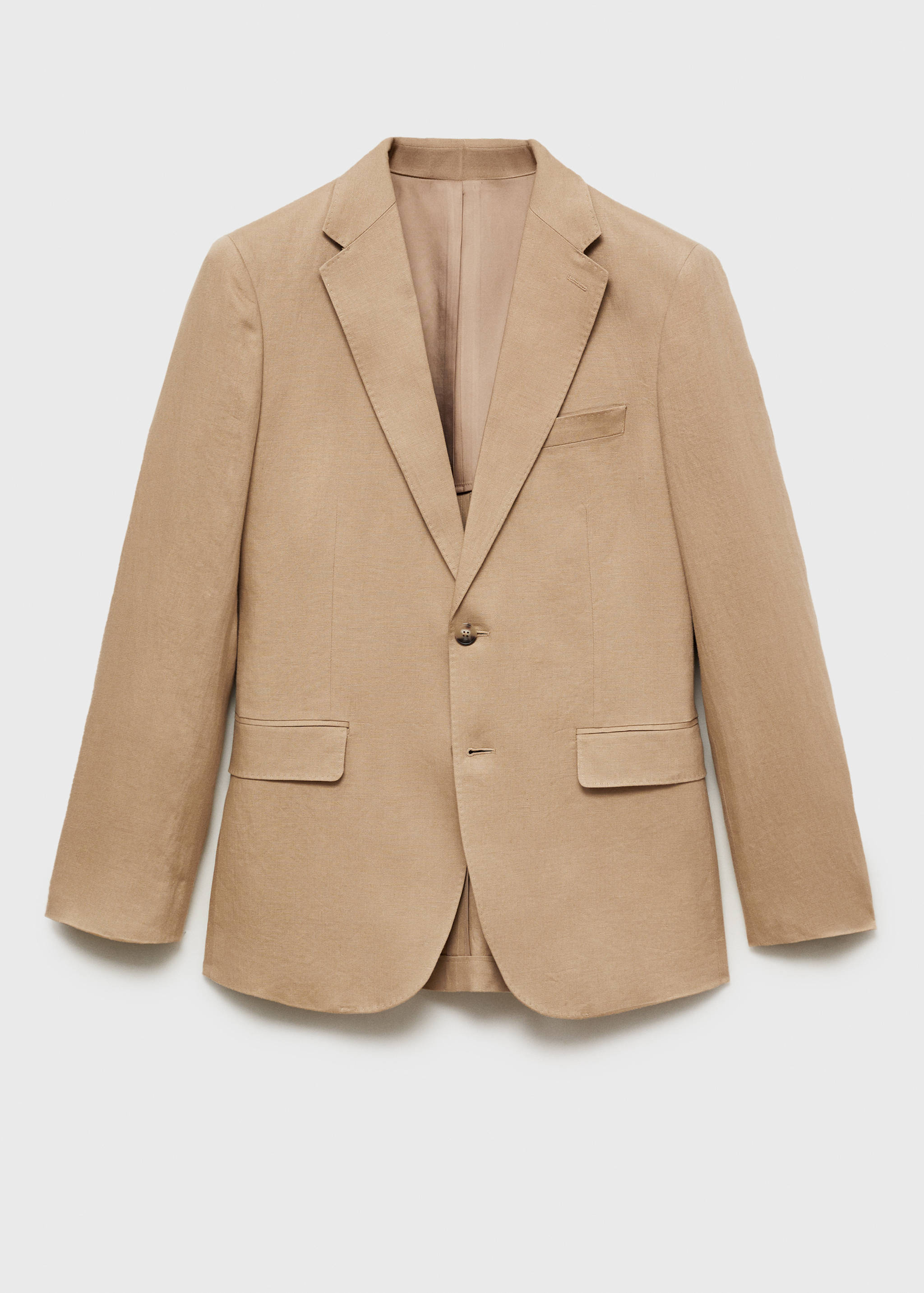 Amalfi %100 keten slim fit blazer ceketi - Modelsiz ürün