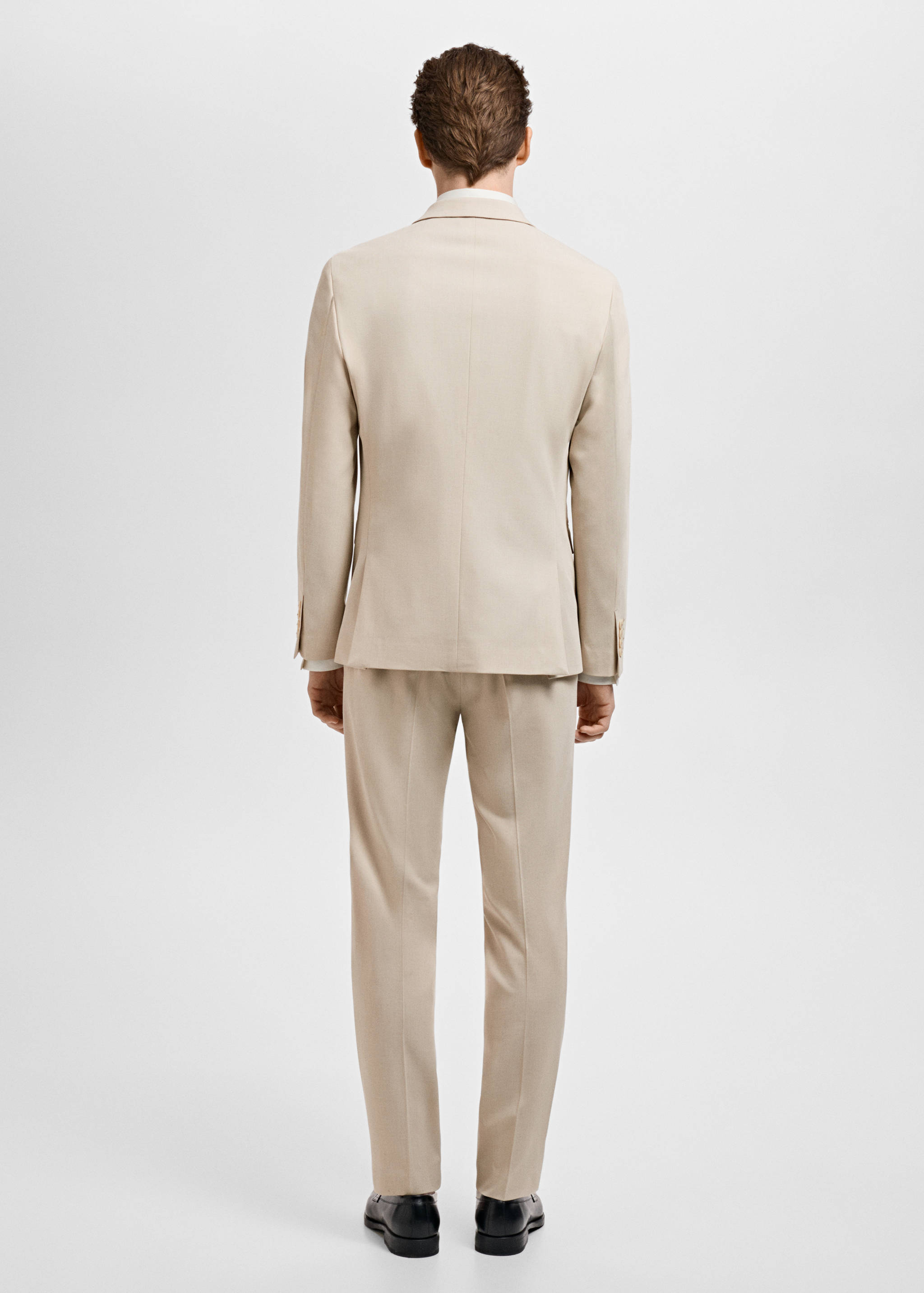 Super slim-fit suit jacket in stretch fabric - Reverse of the article