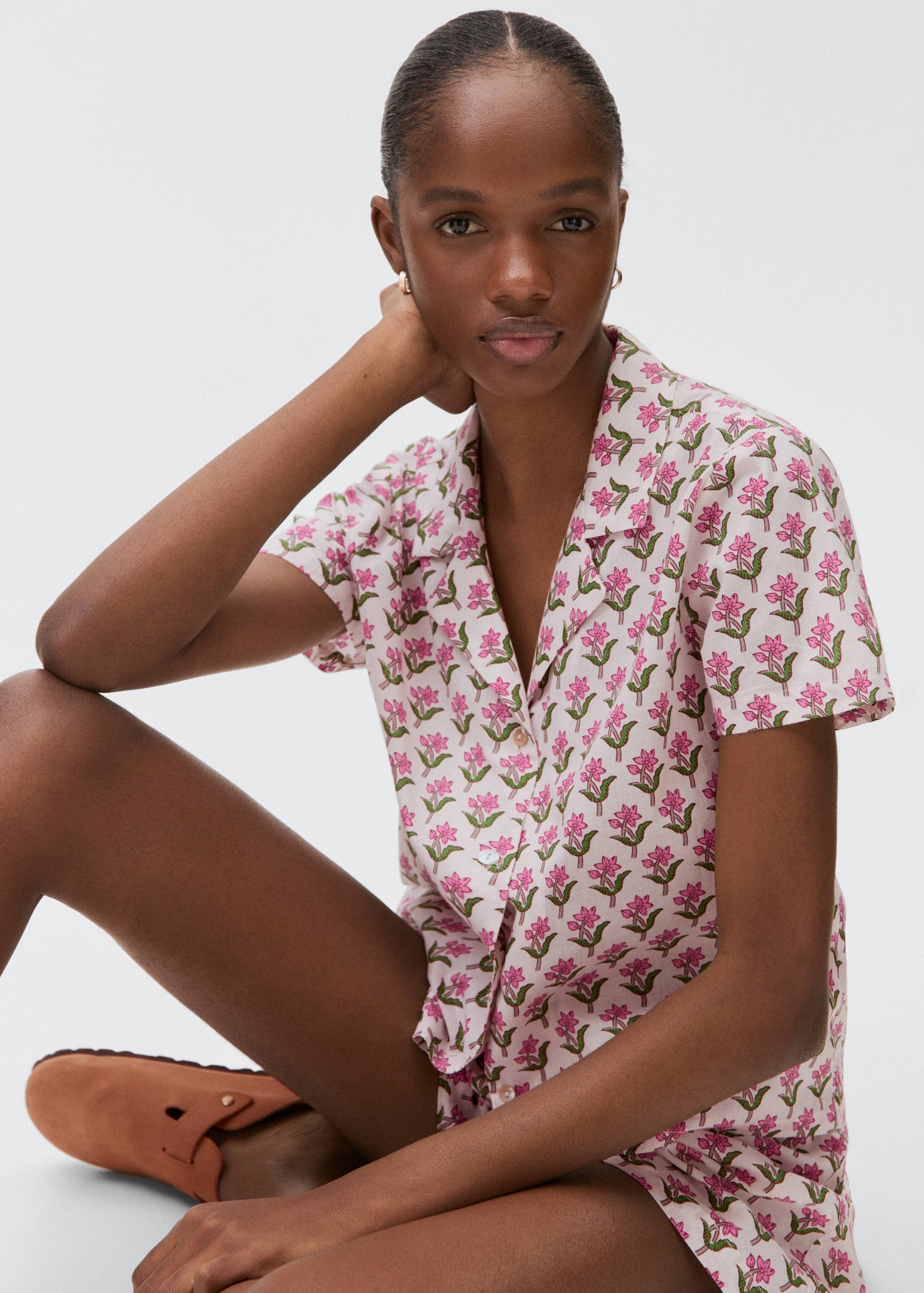 Printed cotton pyjama pack - Details of the article 2