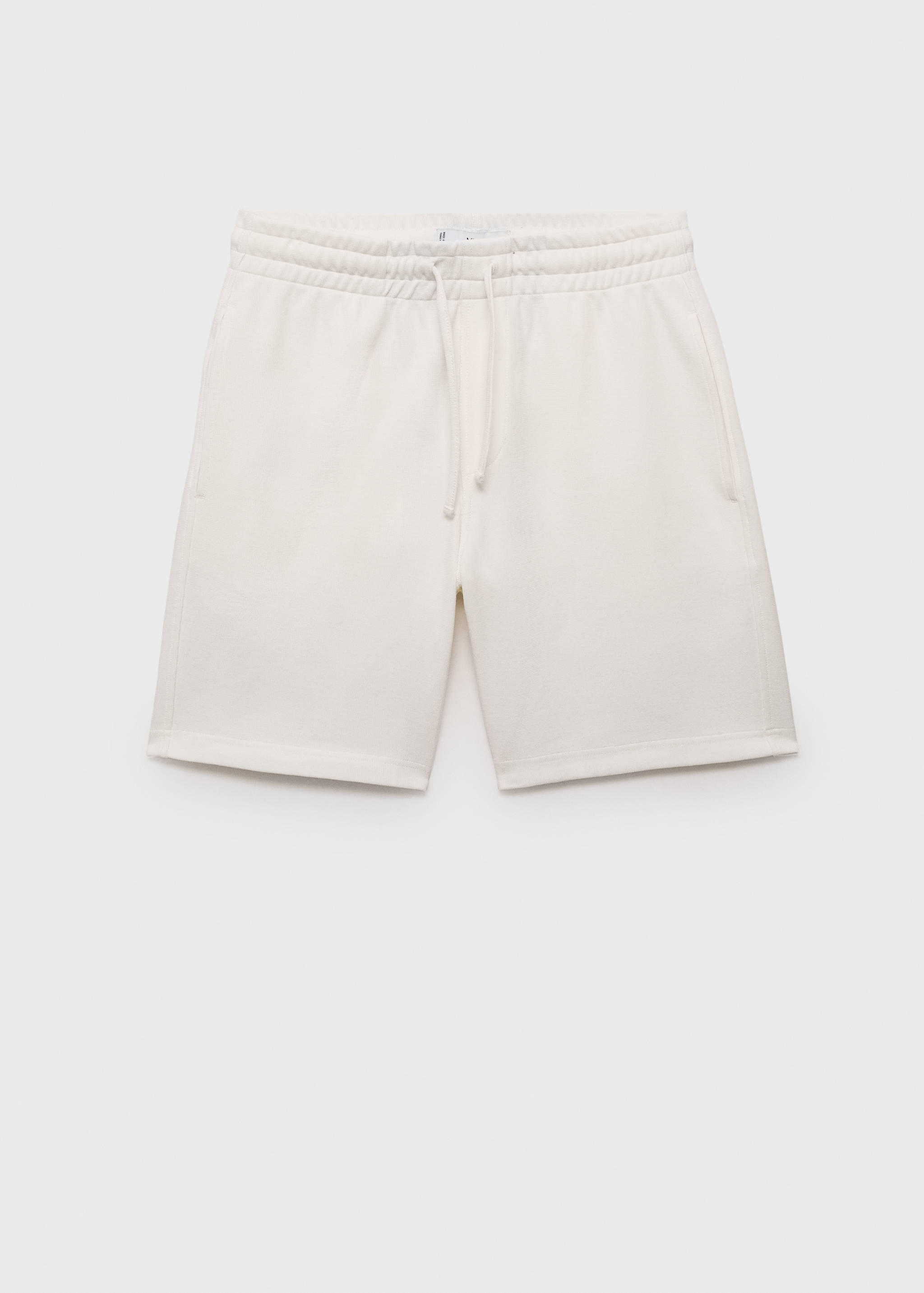 Structured knitted shorts - Article without model