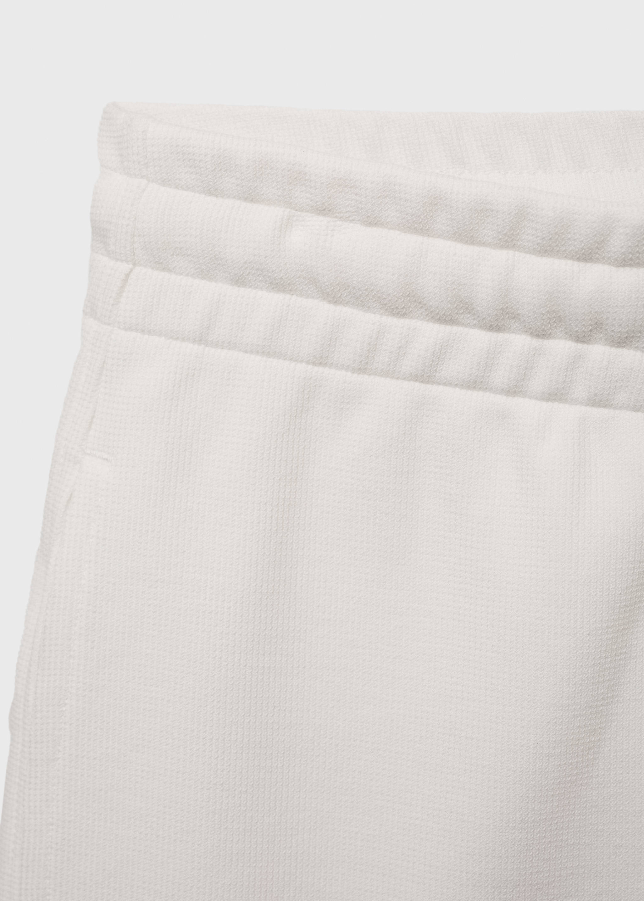 Structured knitted shorts - Details of the article 8