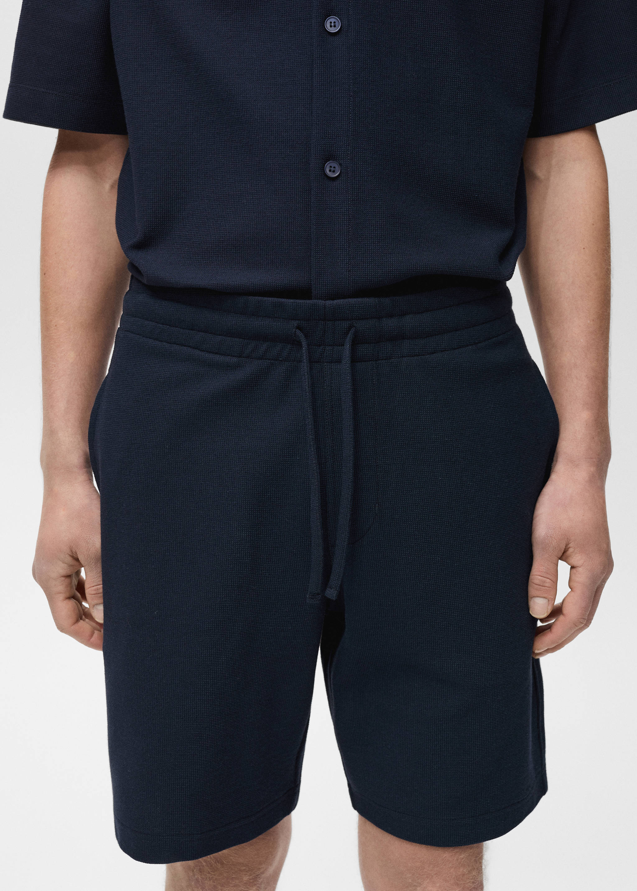 Bermuda en maille structuré - Détail de l'article 1